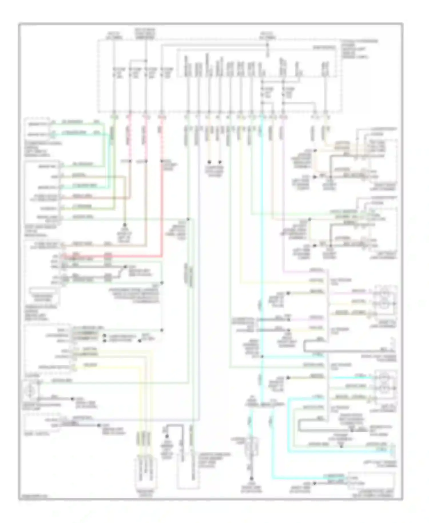 Wiring diagram lf turn sig ctrl lh turn sig gnd 1 2 3 3 2 1 for Volkswagen Routan I (2008-2012) (1 of 1)