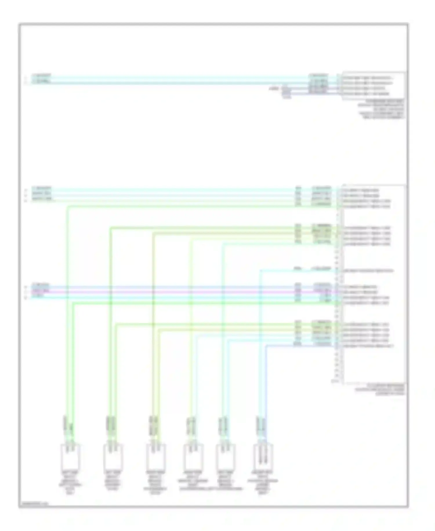 Wiring diagram sens data for Volkswagen Routan I (2008-2012) (2 of 2)