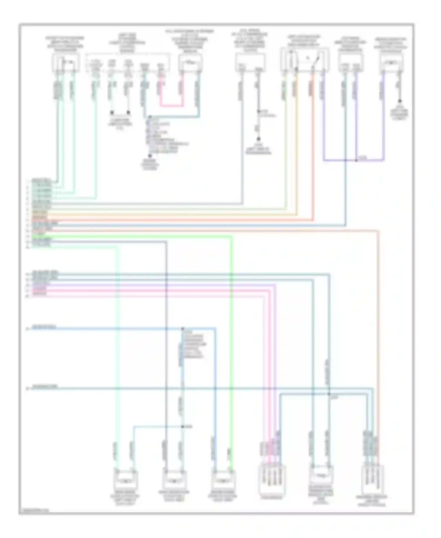 Wiring diagram sens sig 2 for Volkswagen Routan I (2008-2012) (1 of 1)