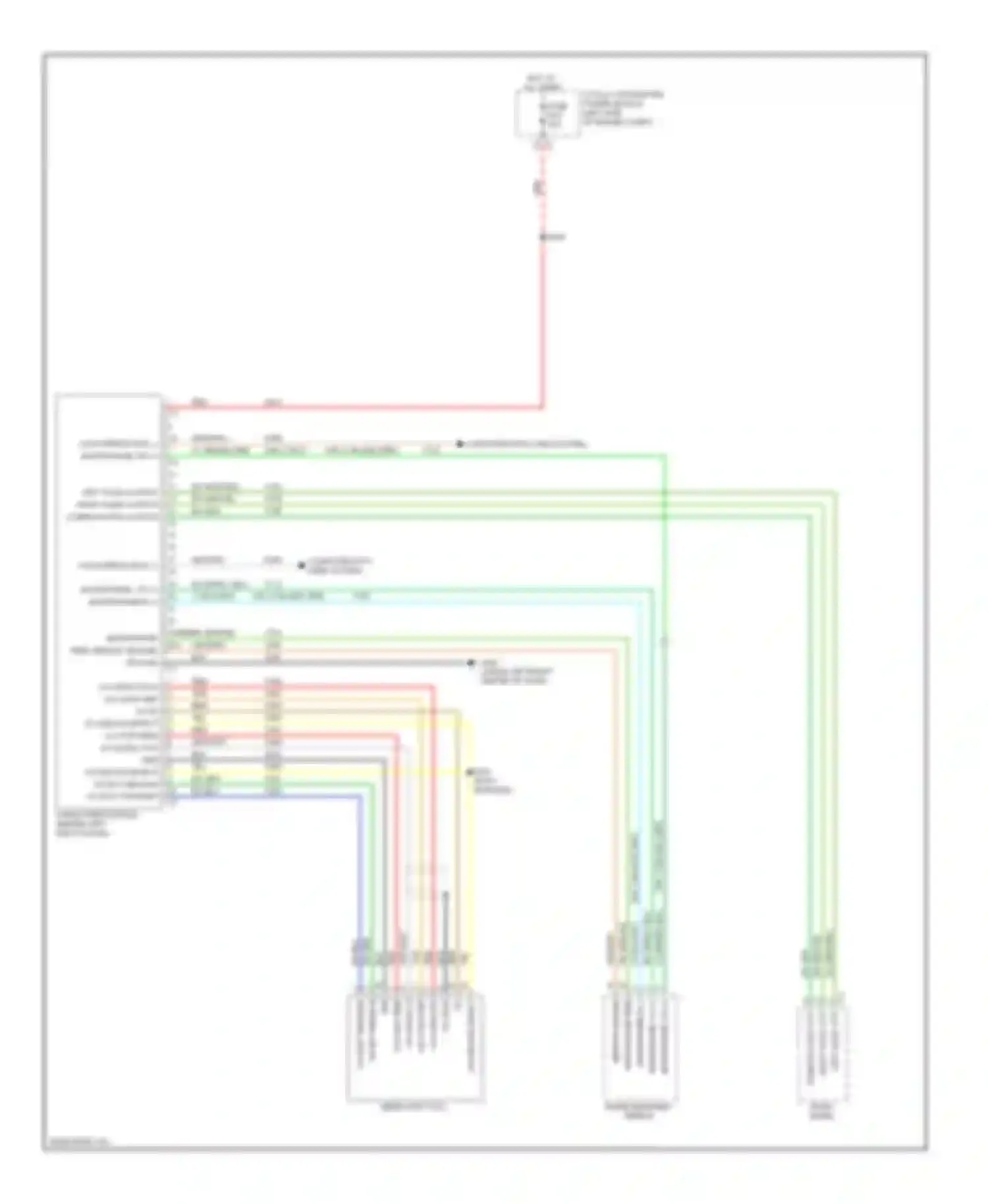Wiring diagram sensor ground for Volkswagen Routan I (2008-2012) (2 of 3)