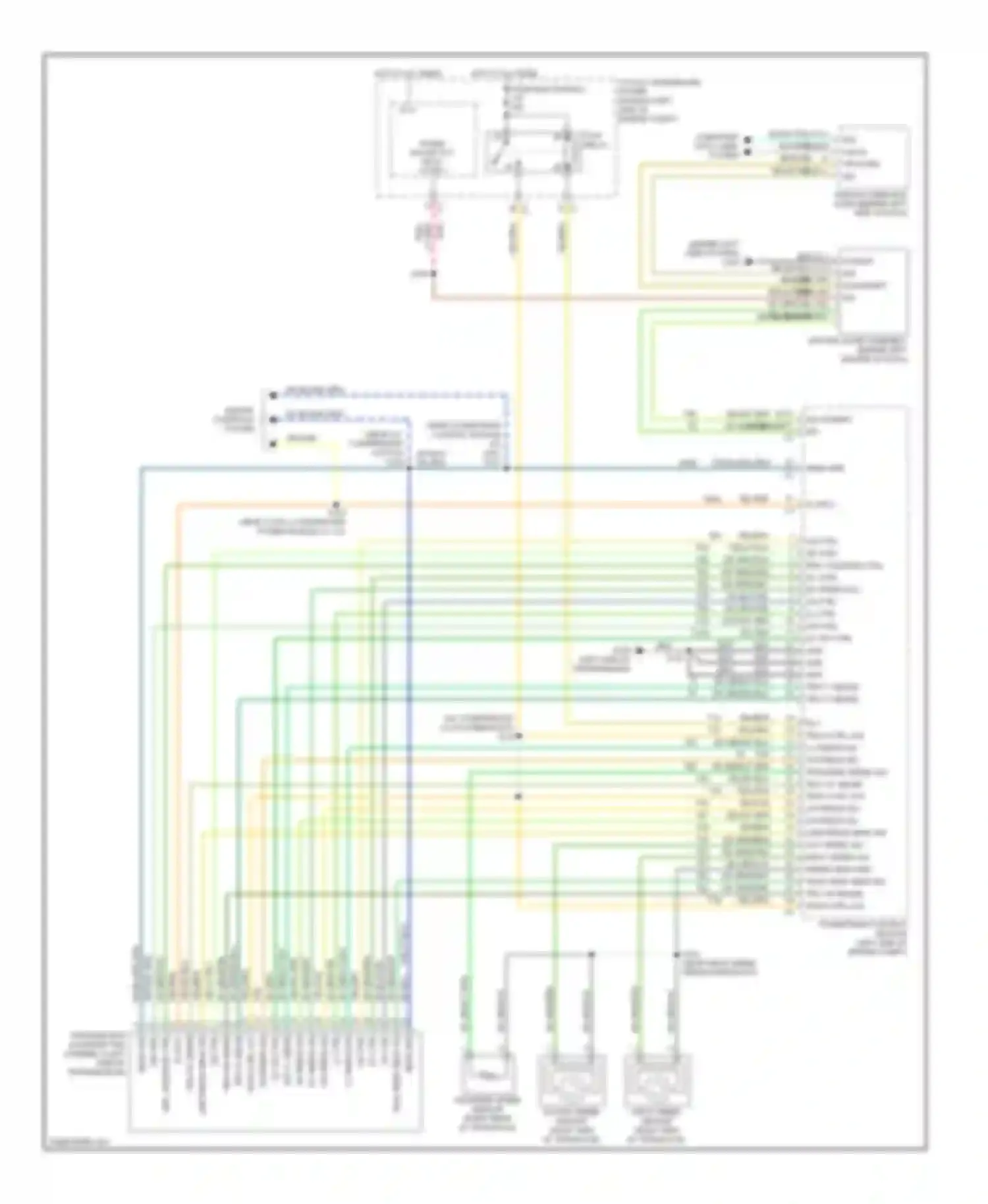Wiring diagram tran temp sens sig for Volkswagen Routan I (2008-2012) (1 of 4)