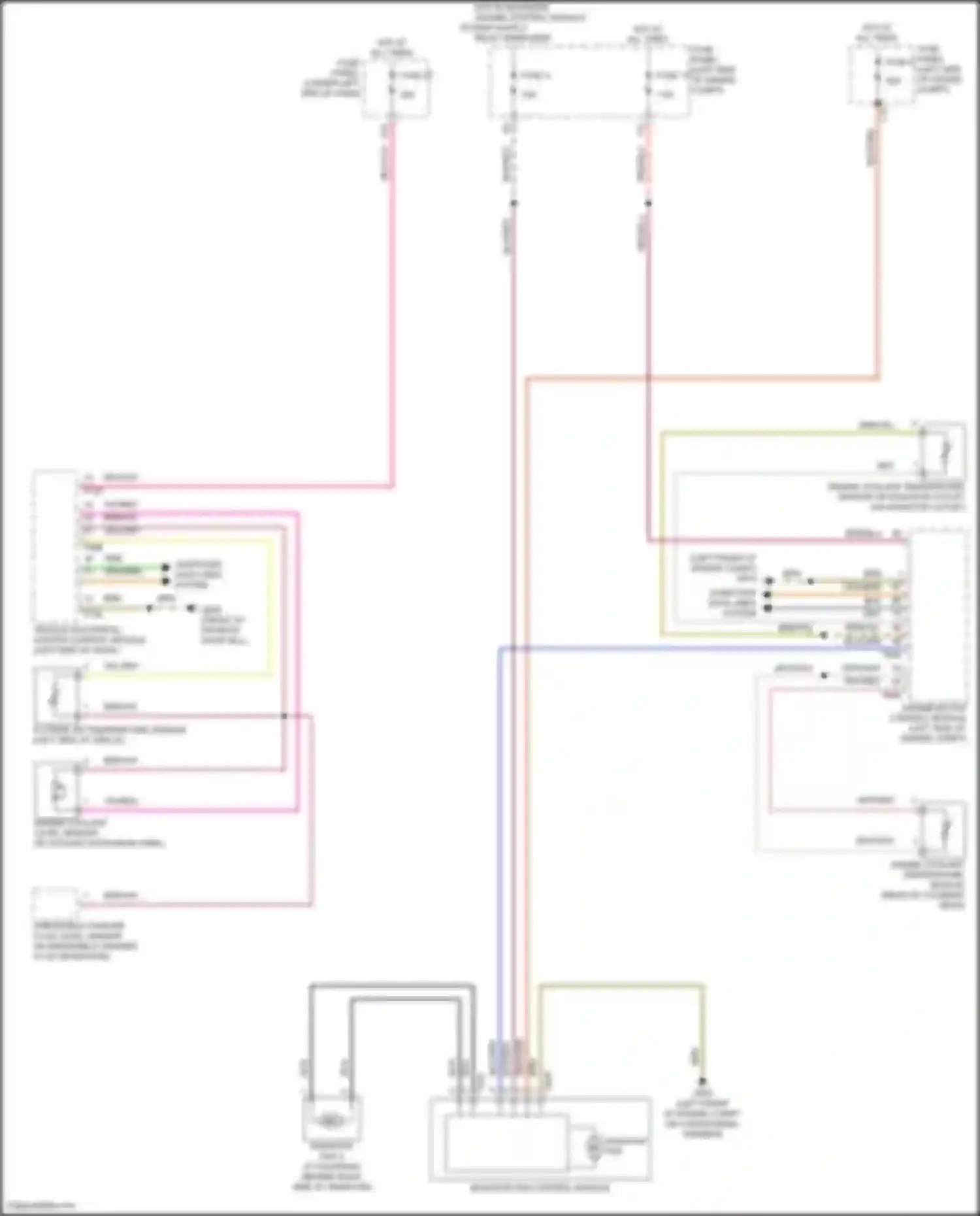 Taos Volkswagen I (2020-2024): Cooling fan circuit