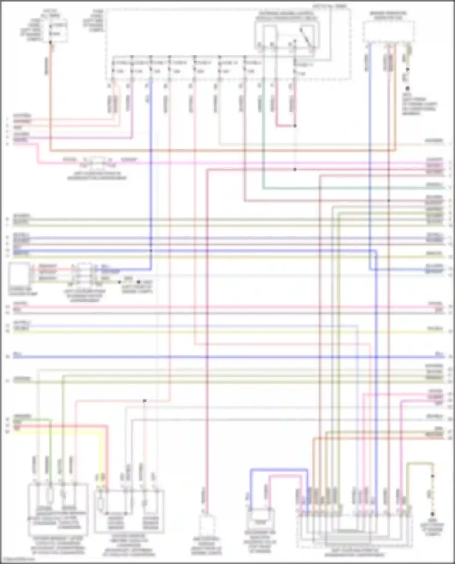 Taos Volkswagen I (2020-2024): Wiring diagram engine performance 1.5l turbo (2 of 7)