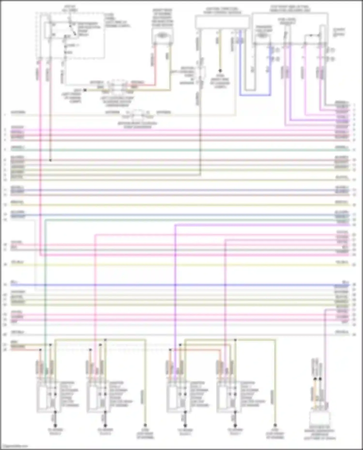 Taos Volkswagen I (2020-2024): Wiring diagram engine performance 1.5l turbo (3 of 7)