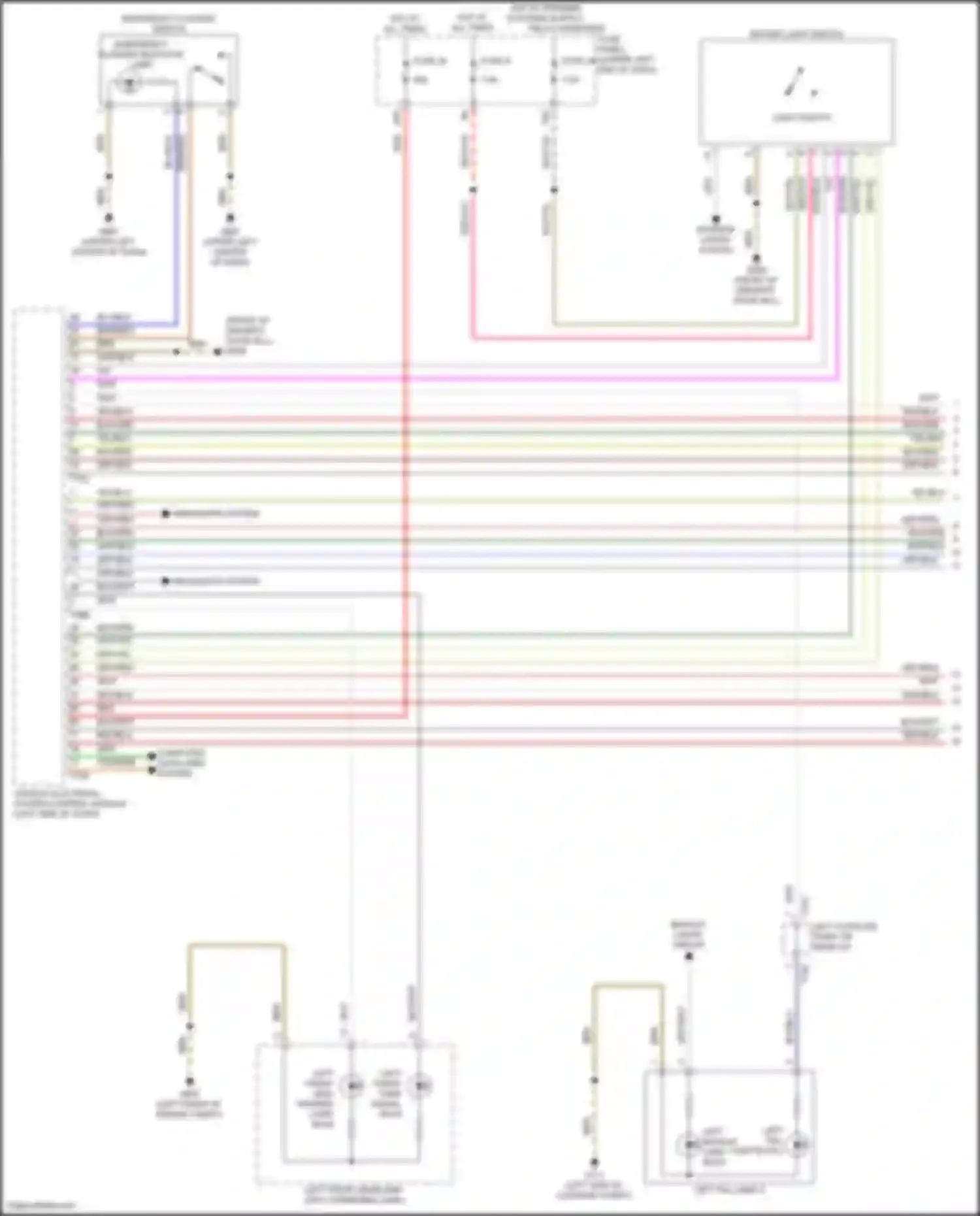 Taos Volkswagen I (2020-2024): Exterior lamps circuit (1 of 4)