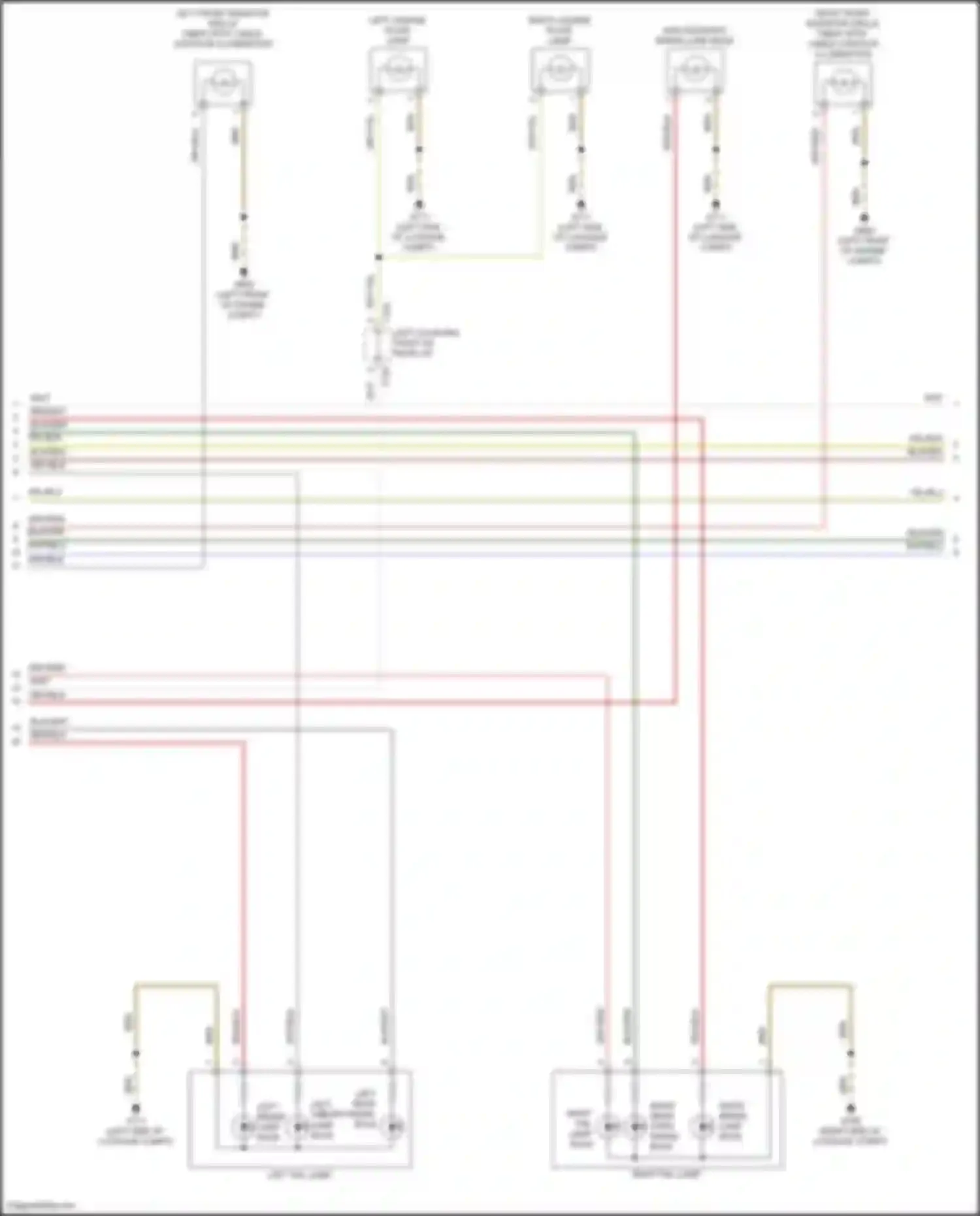 Taos Volkswagen I (2020-2024): Exterior lamps circuit (2 of 4)