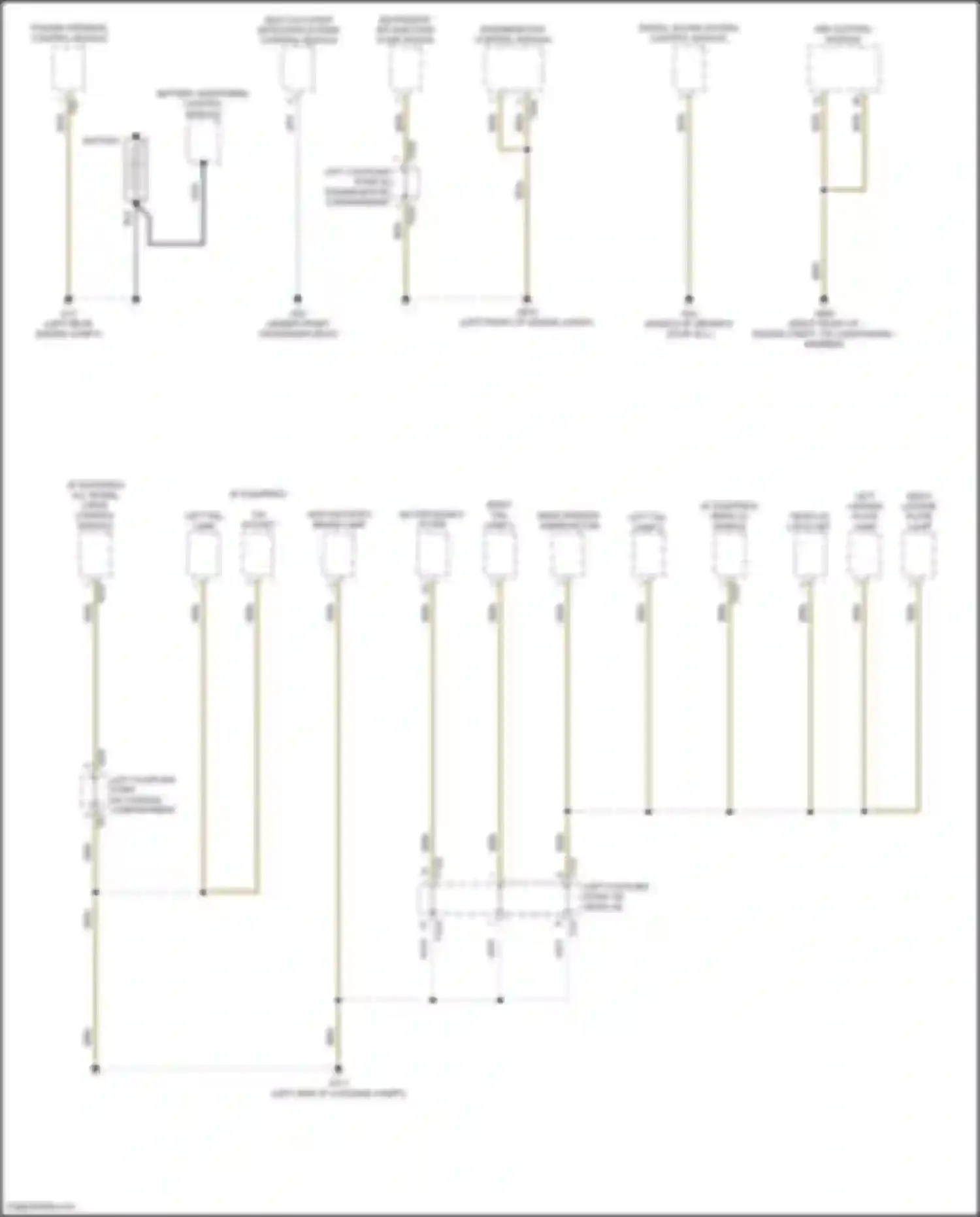 Taos Volkswagen I (2020-2024): Ground distribution circuit (1 of 6)