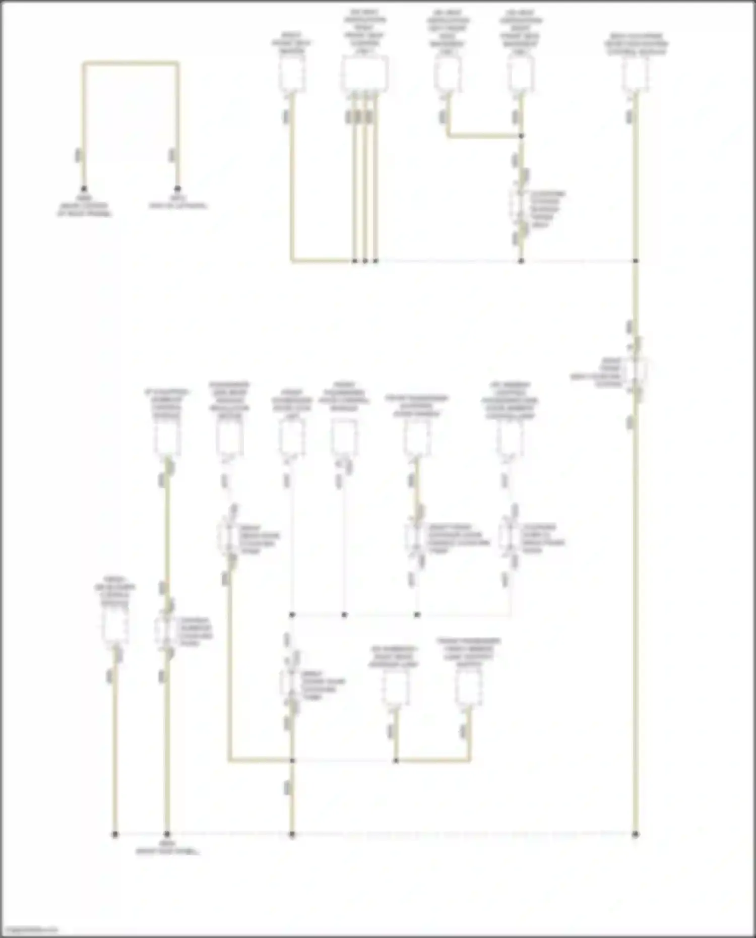 Taos Volkswagen I (2020-2024): Ground distribution circuit (4 of 6)