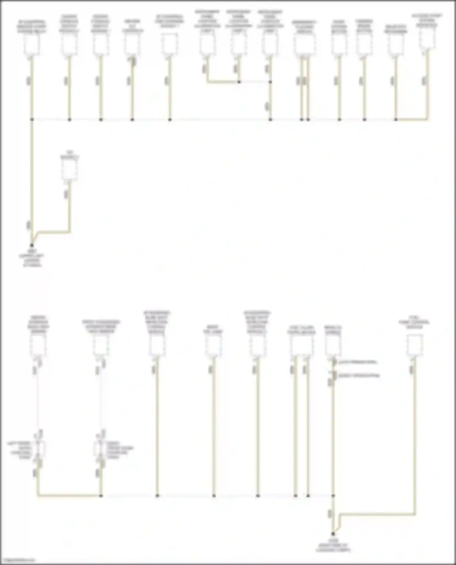 Taos Volkswagen I (2020-2024): Ground distribution circuit (5 of 6)
