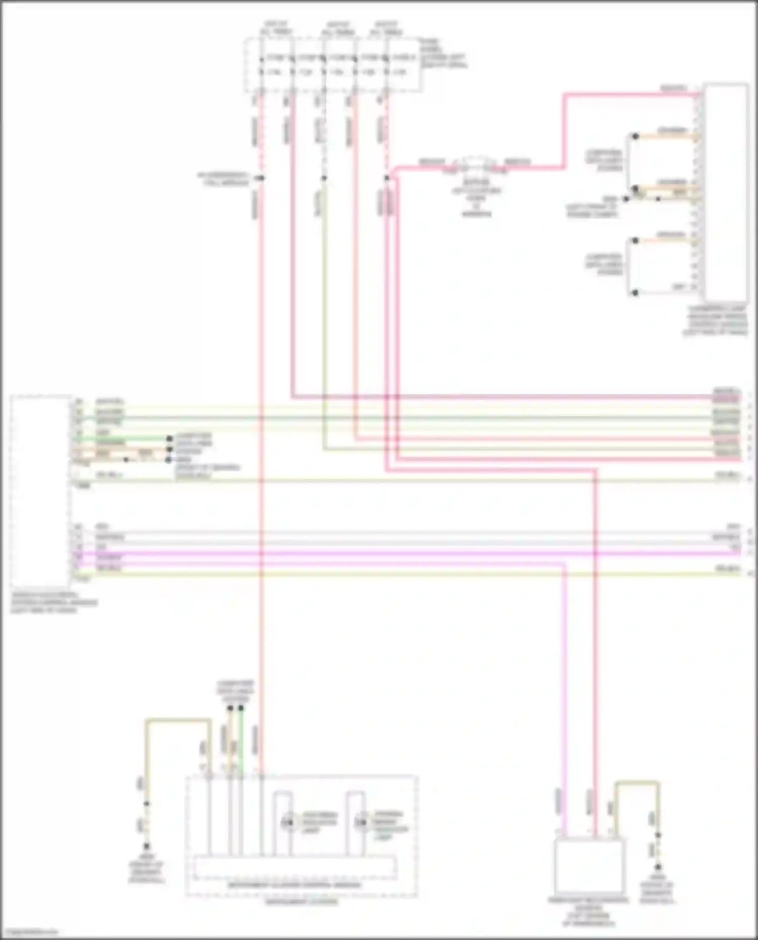 Taos Volkswagen I (2020-2024): Headlights circuit, w/ cornering headlights (1 of 3)