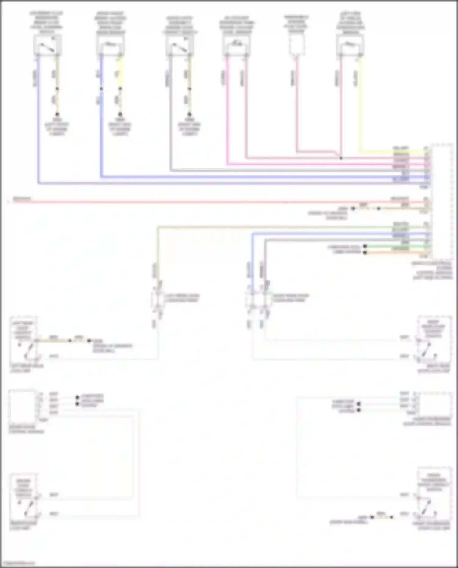 Taos Volkswagen I (2020-2024): Instrument cluster circuit (2 of 2)
