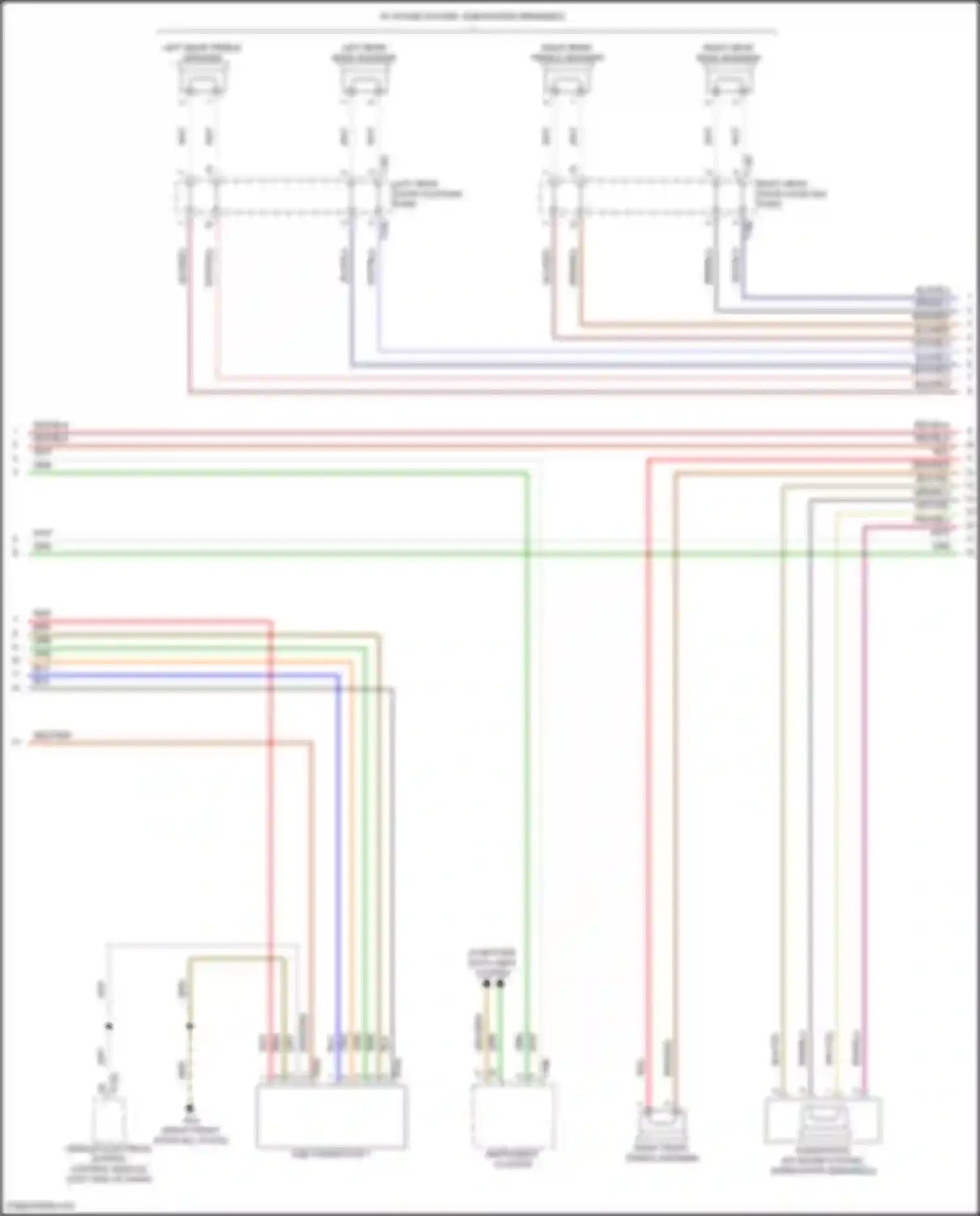 Taos Volkswagen I (2020-2024): Navigation circuit, w/ amplifier (2 of 5)
