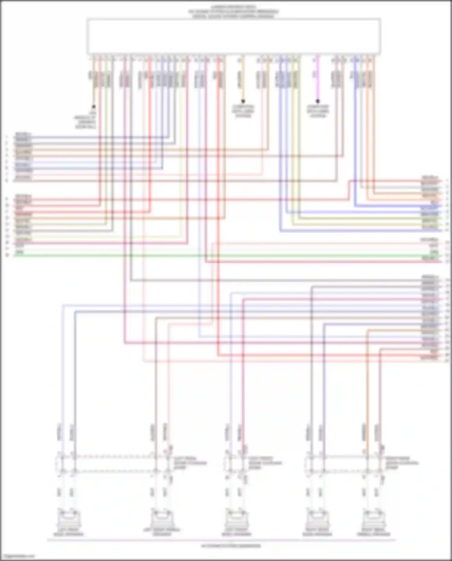 Taos Volkswagen I (2020-2024): Navigation circuit, w/ amplifier (3 of 5)