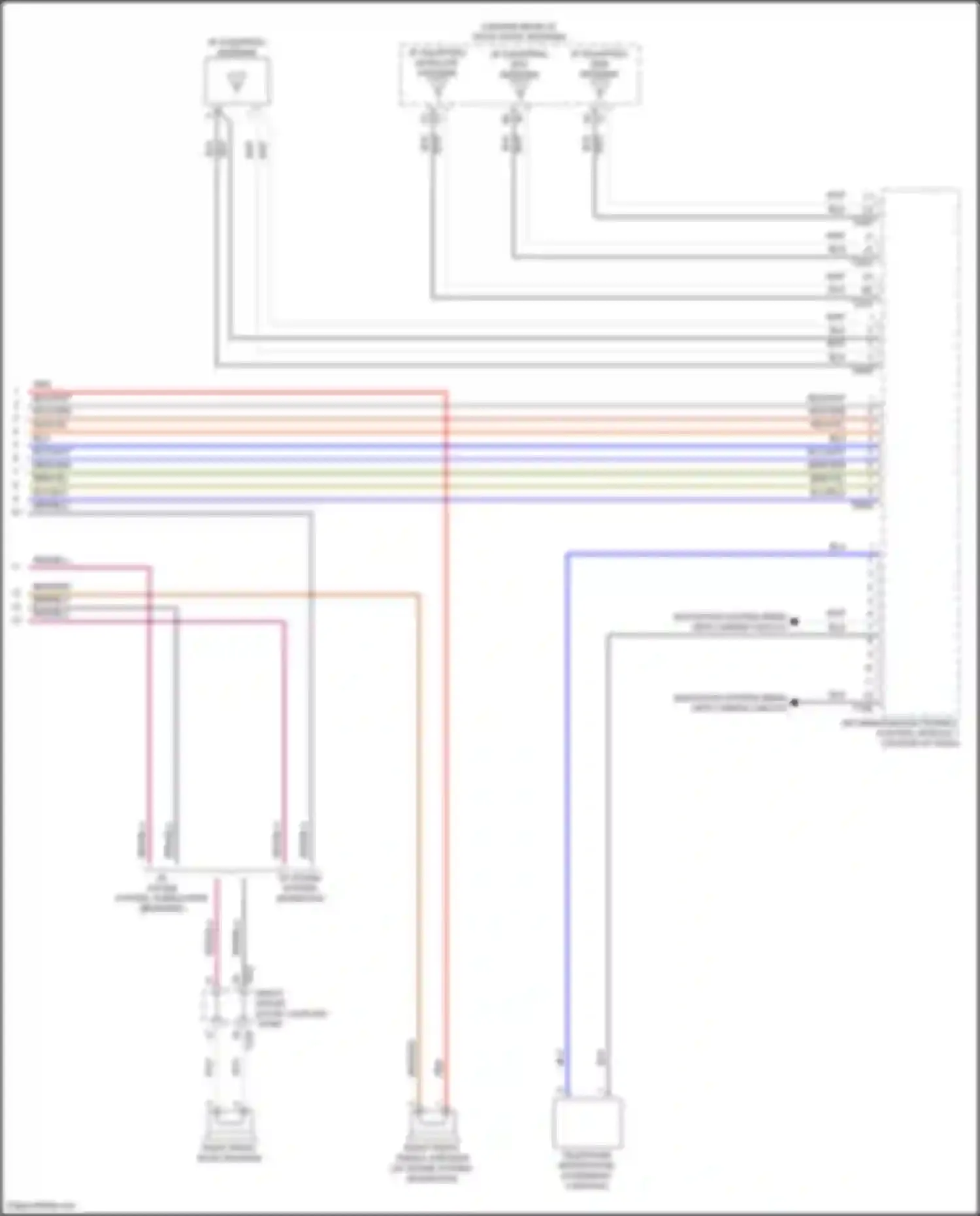 Taos Volkswagen I (2020-2024): Navigation circuit, w/ amplifier (5 of 5)