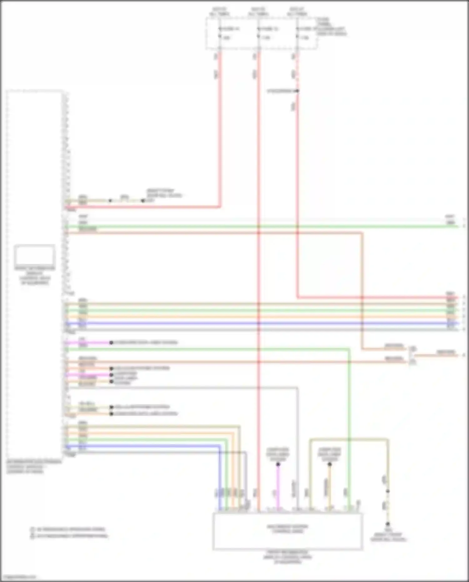 Taos Volkswagen I (2020-2024): Navigation circuit, w/o amplifier (1 of 3)