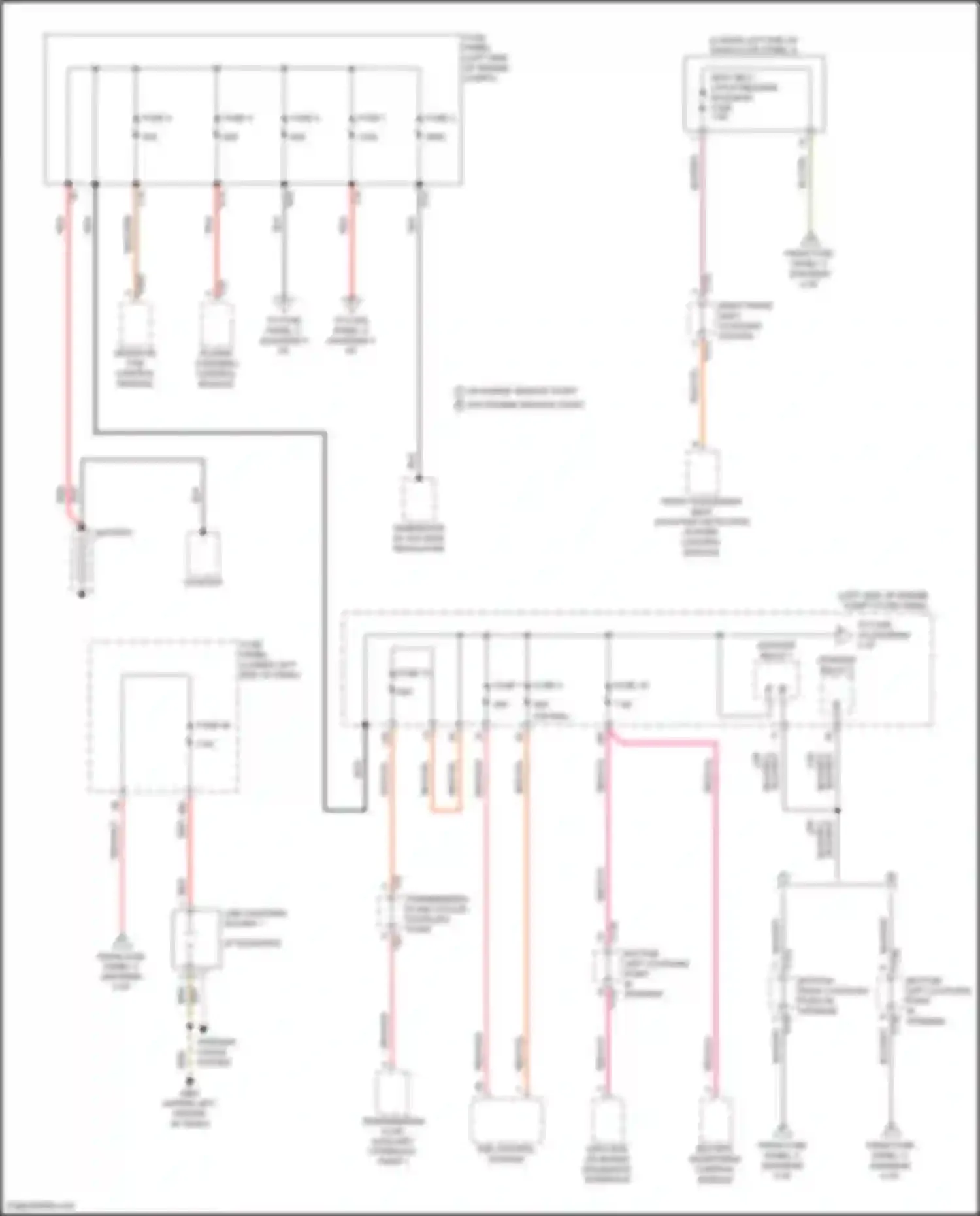 Taos Volkswagen I (2020-2024): Power distribution circuit (1 of 5)
