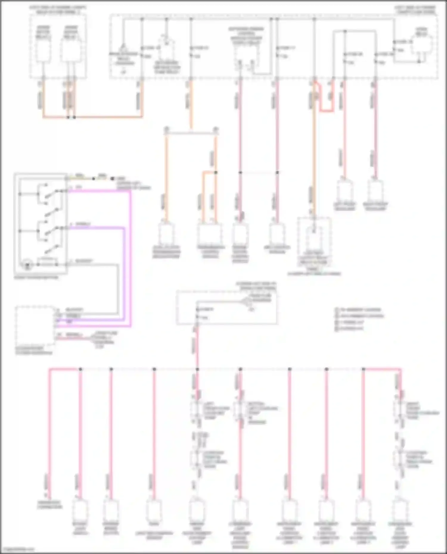 Taos Volkswagen I (2020-2024): Power distribution circuit (2 of 5)