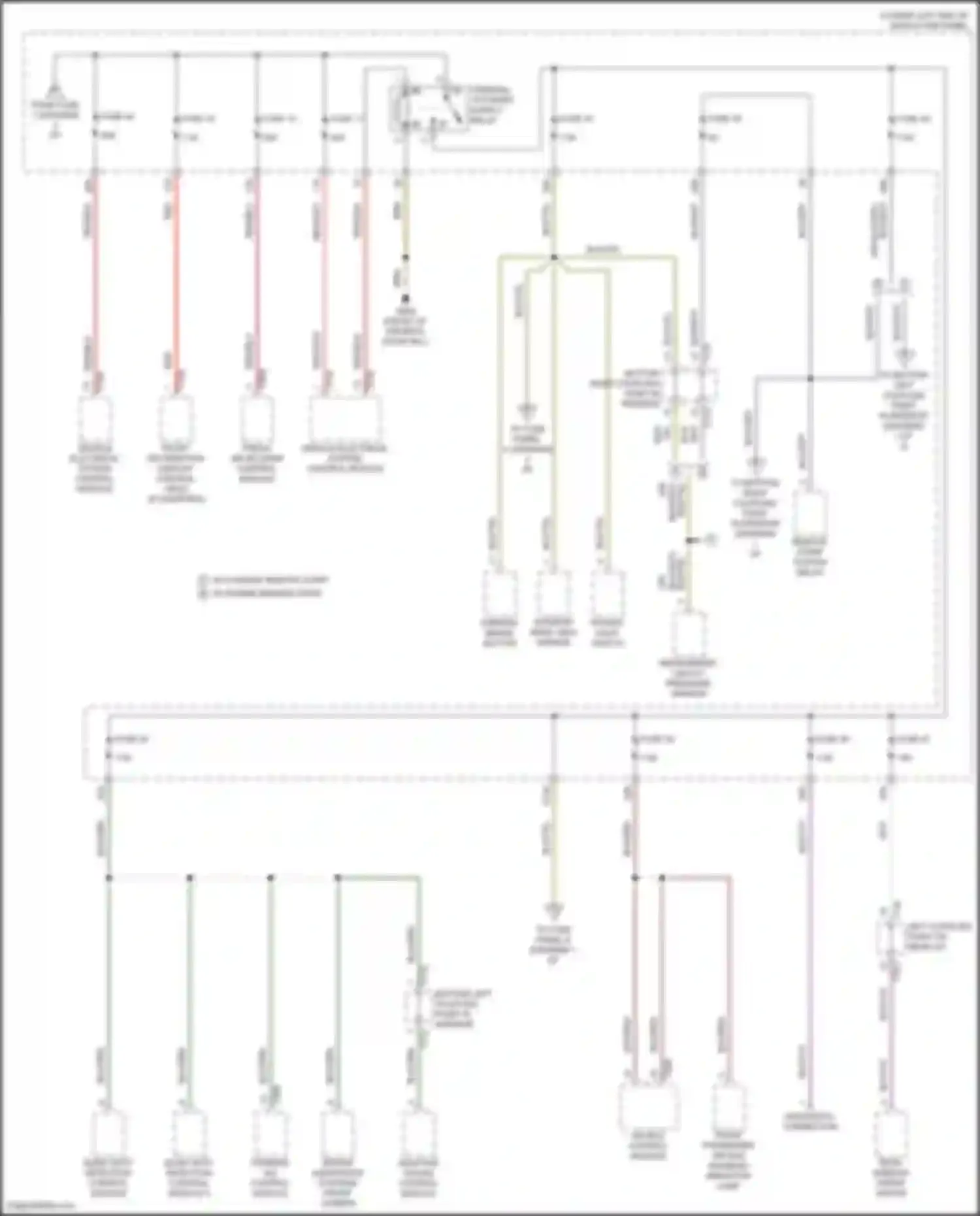 Taos Volkswagen I (2020-2024): Power distribution circuit (4 of 5)