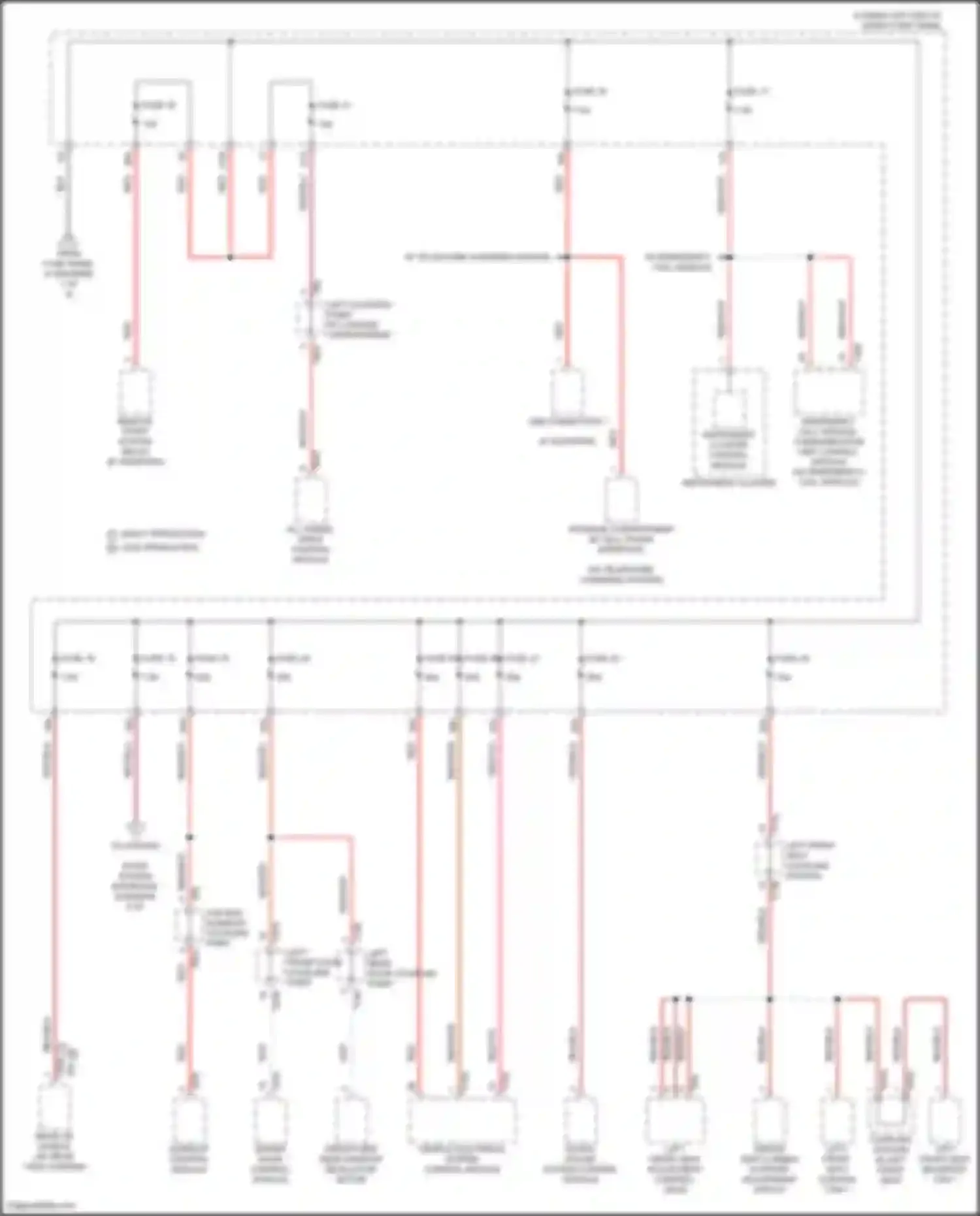 Taos Volkswagen I (2020-2024): Power distribution circuit (5 of 5)