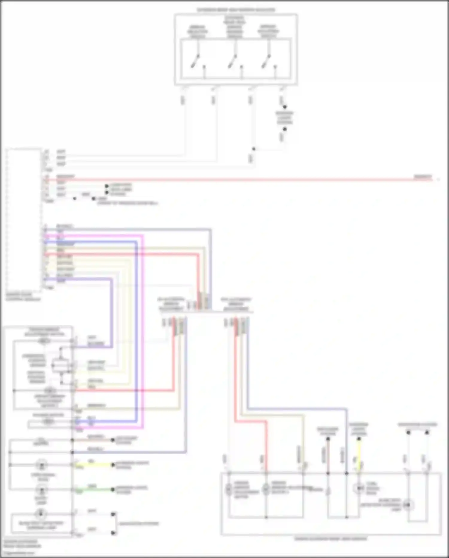 Taos Volkswagen I (2020-2024): Power mirrors circuit (1 of 2)