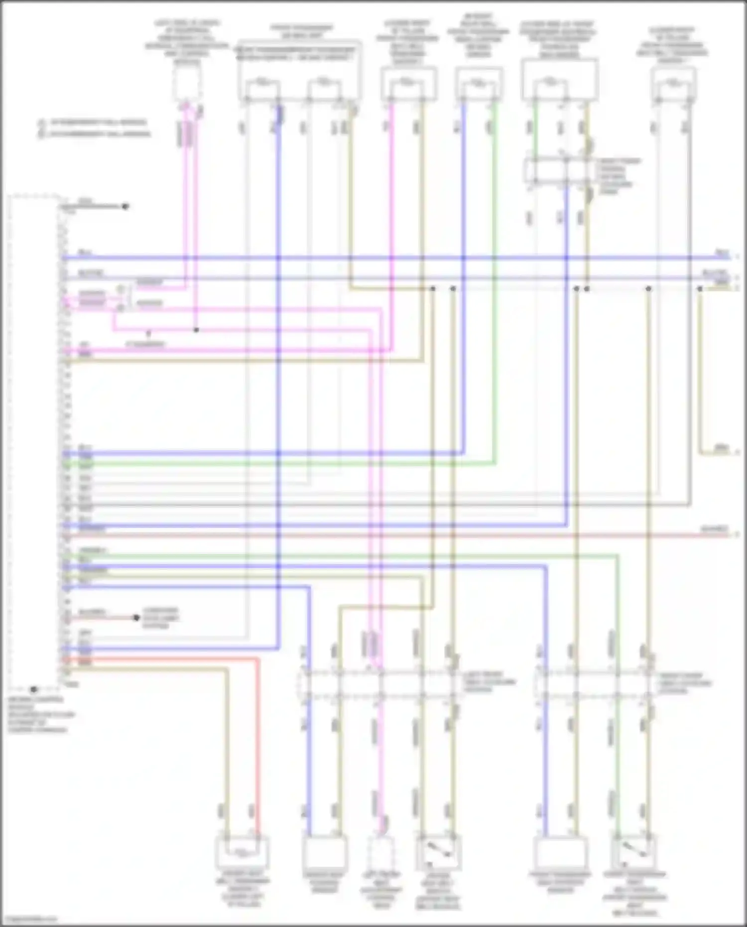 Taos Volkswagen I (2020-2024): Supplemental restraints circuit (1 of 3)