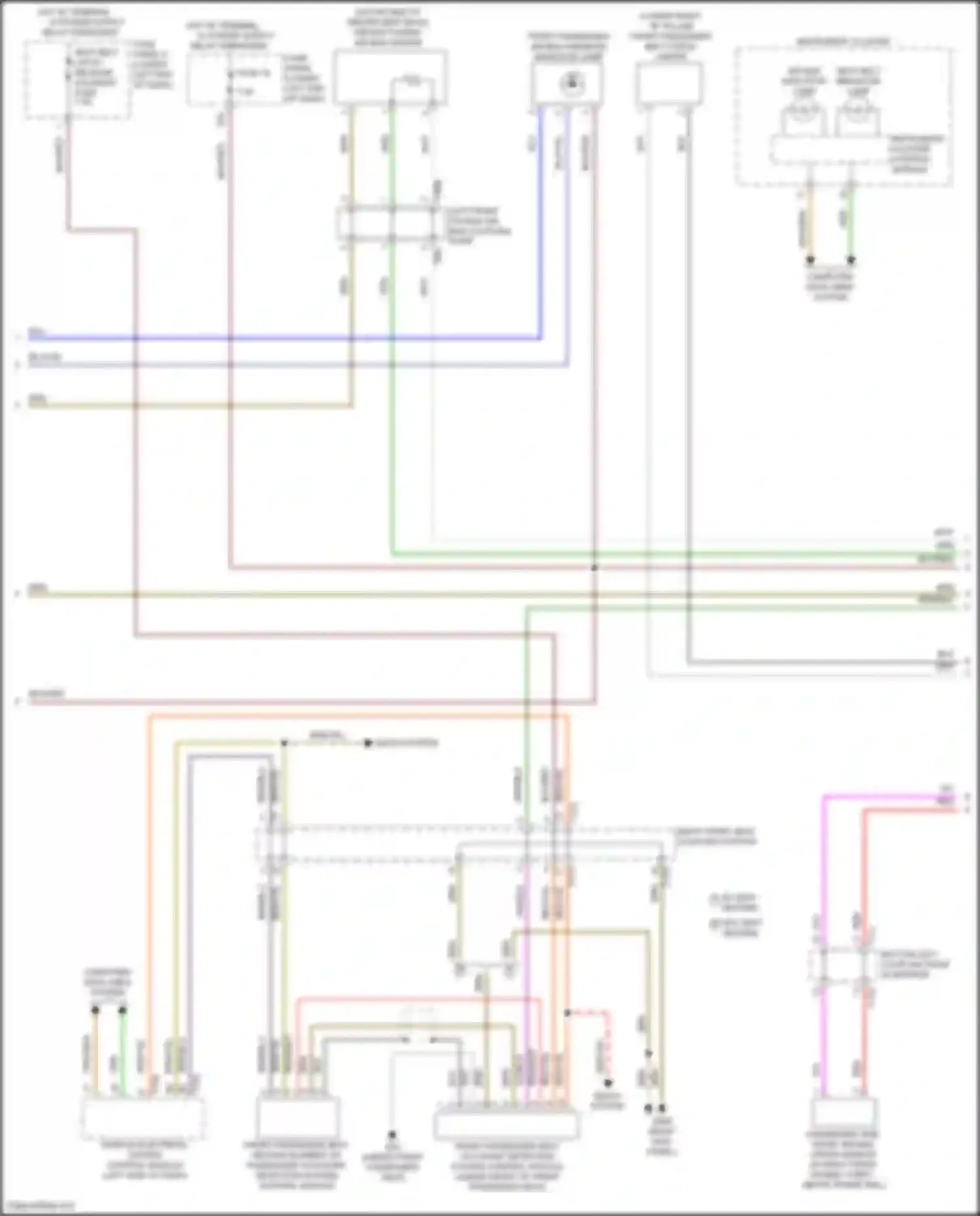 Taos Volkswagen I (2020-2024): Supplemental restraints circuit (2 of 3)