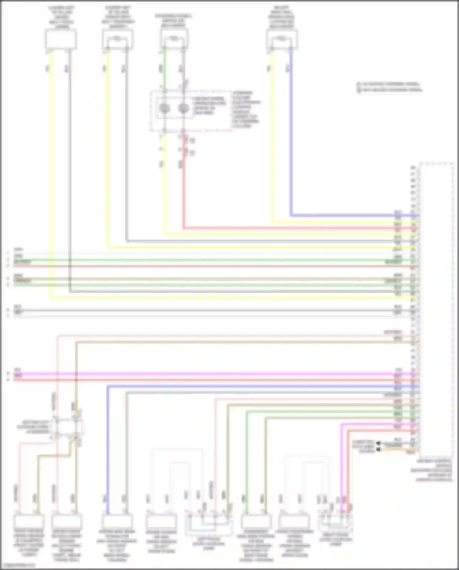 Taos Volkswagen I (2020-2024): Supplemental restraints circuit (3 of 3)