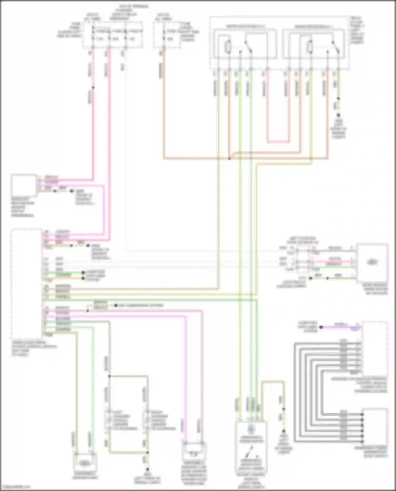 Taos Volkswagen I (2020-2024): Wiper/washer circuit