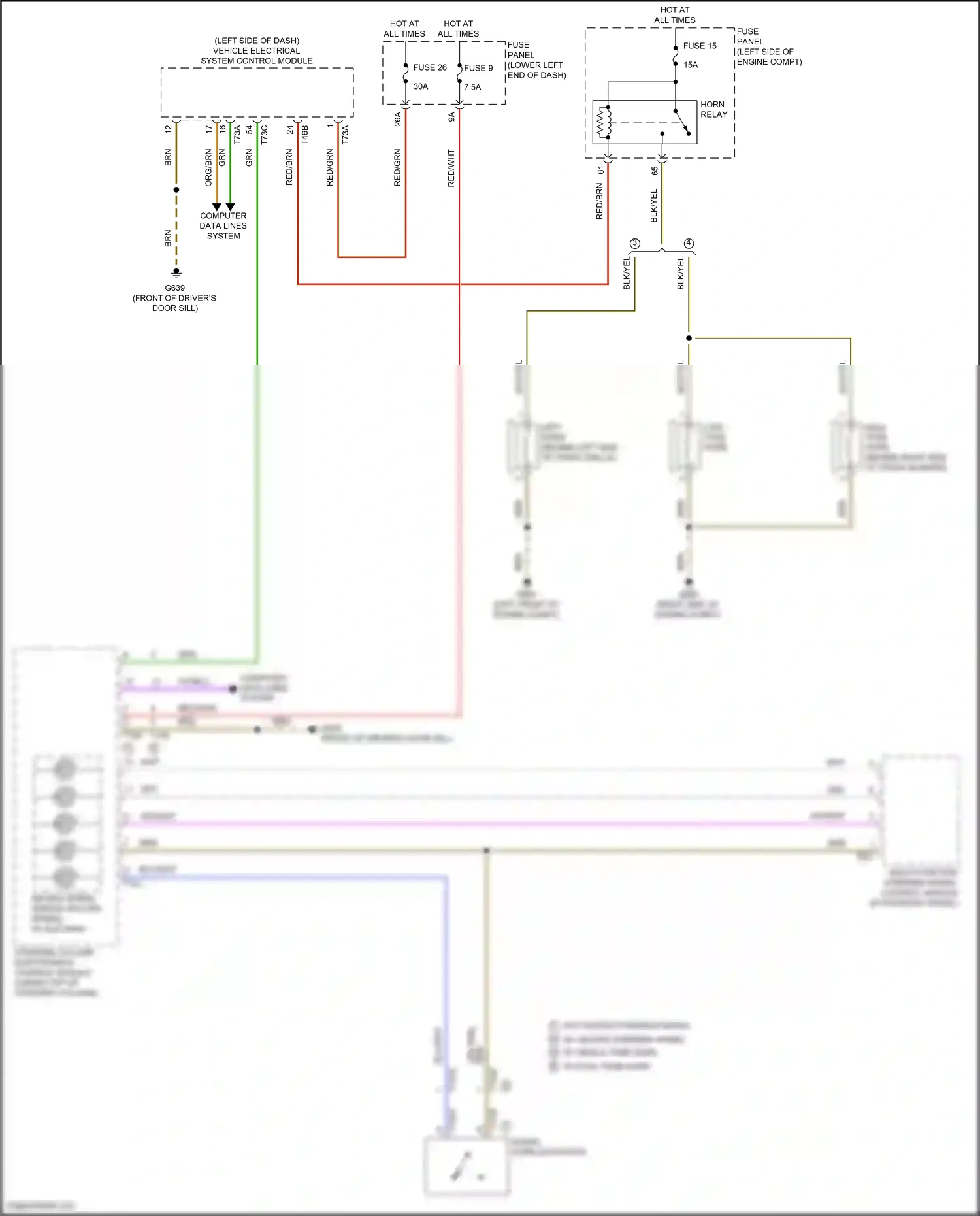 Volkswagen Taos I (2020-2024) multi-function steering wheel control module wiring diagram  (3 of 3)