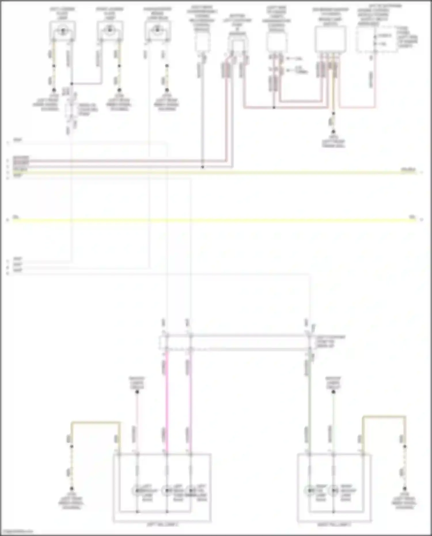 Teramont X Volkswagen I facelift (2021-2024): Exterior lamps circuit (2 of 3)