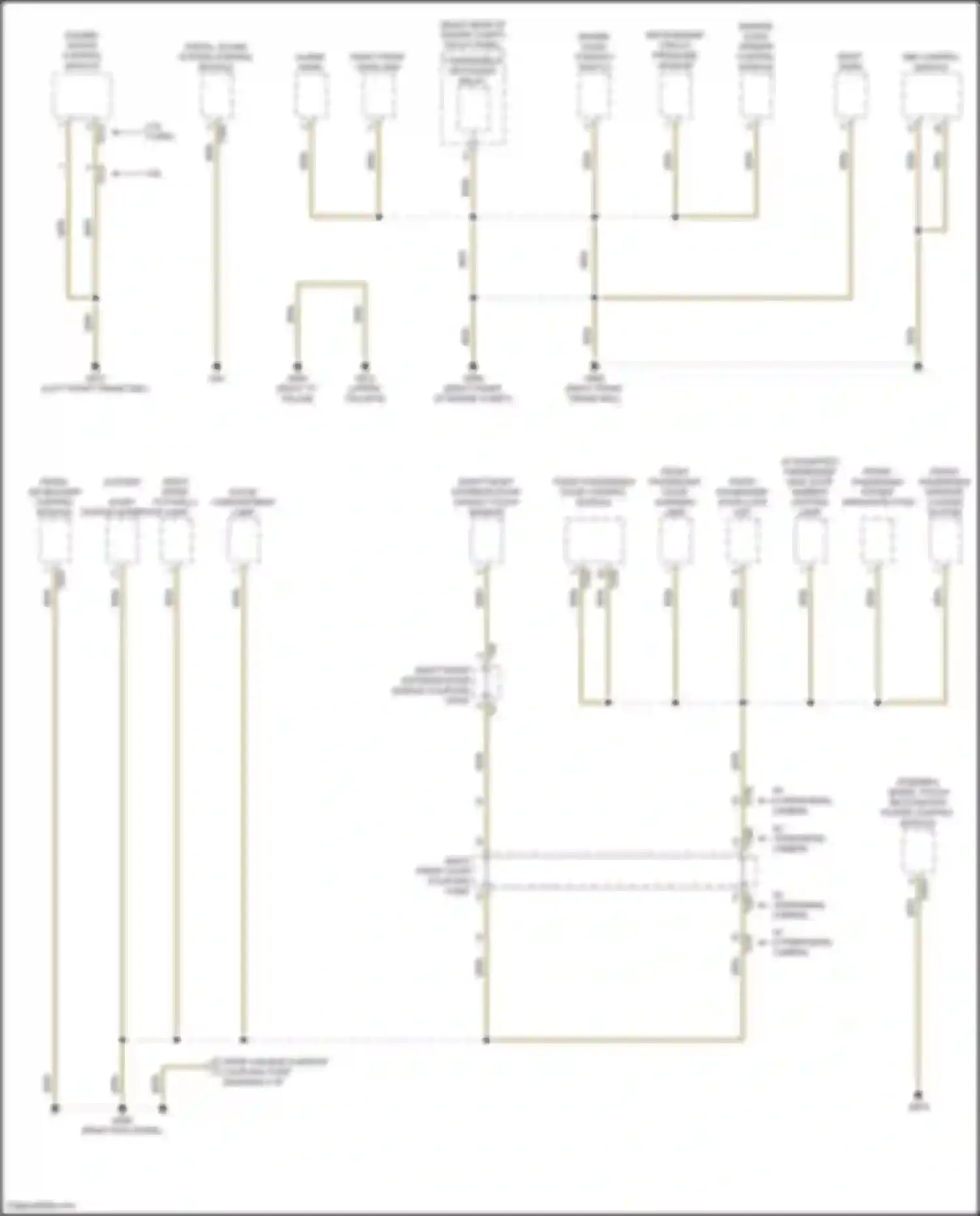 Teramont X Volkswagen I facelift (2021-2024): Ground distribution circuit (3 of 5)