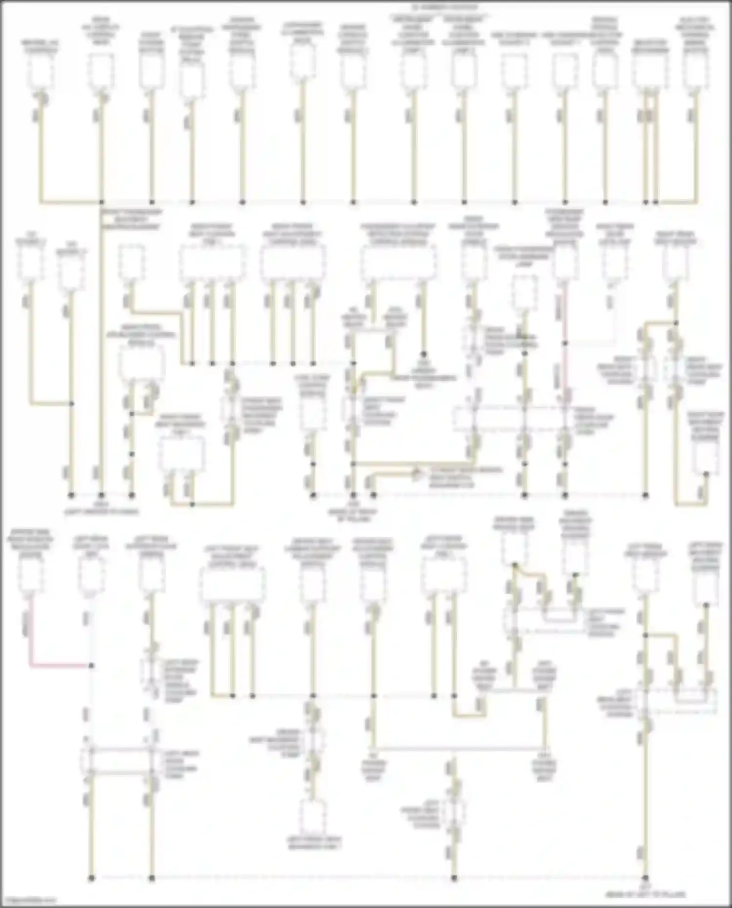 Teramont X Volkswagen I facelift (2021-2024): Ground distribution circuit (4 of 5)