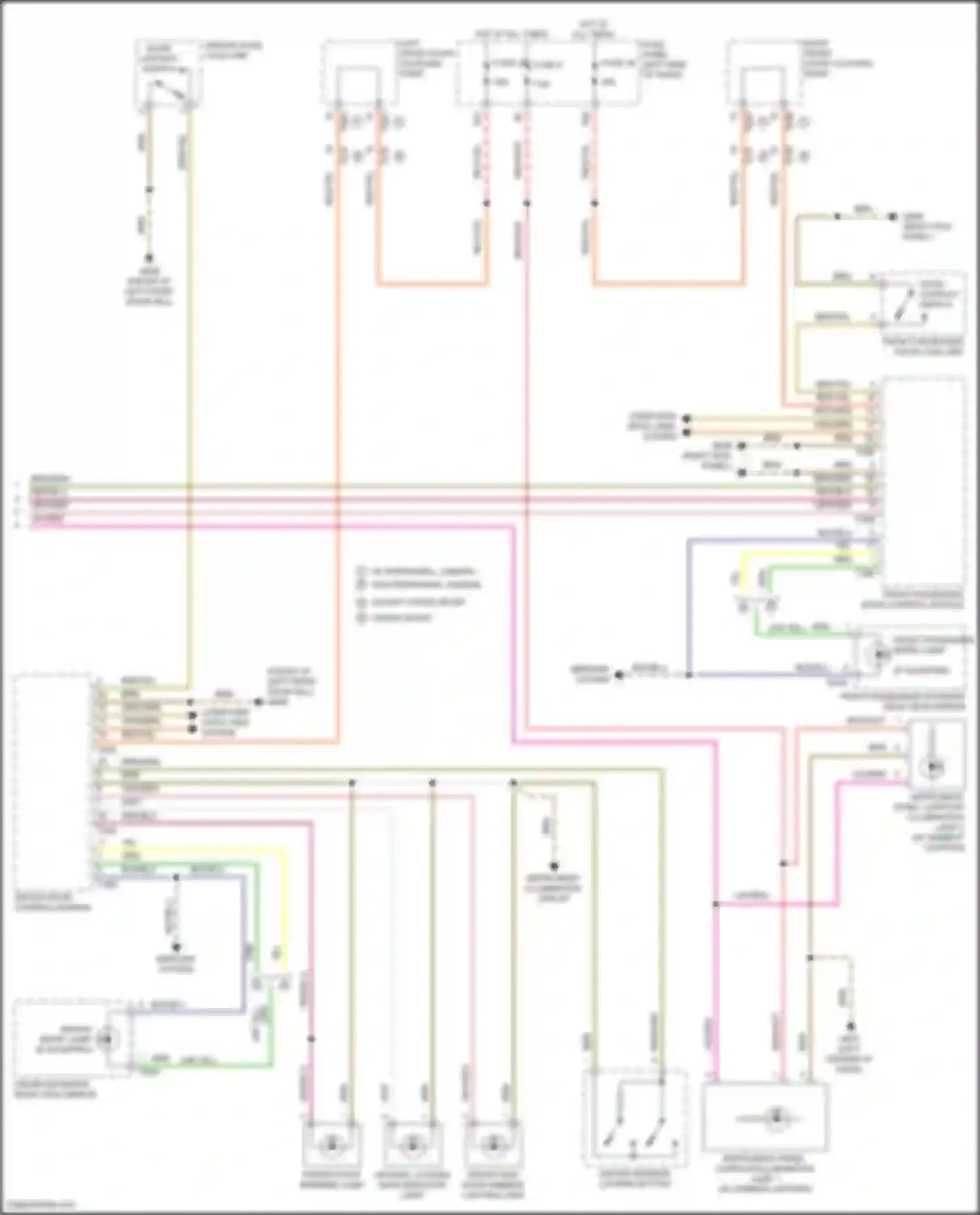 Teramont X Volkswagen I facelift (2021-2024): Courtesy lamps circuit (3 of 3)