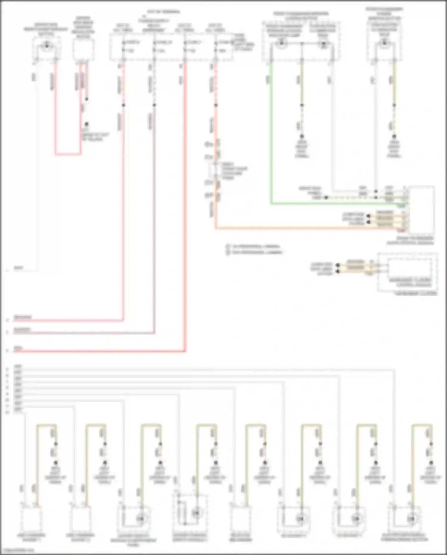 Teramont X Volkswagen I facelift (2021-2024): Instrument illumination circuit (2 of 2)