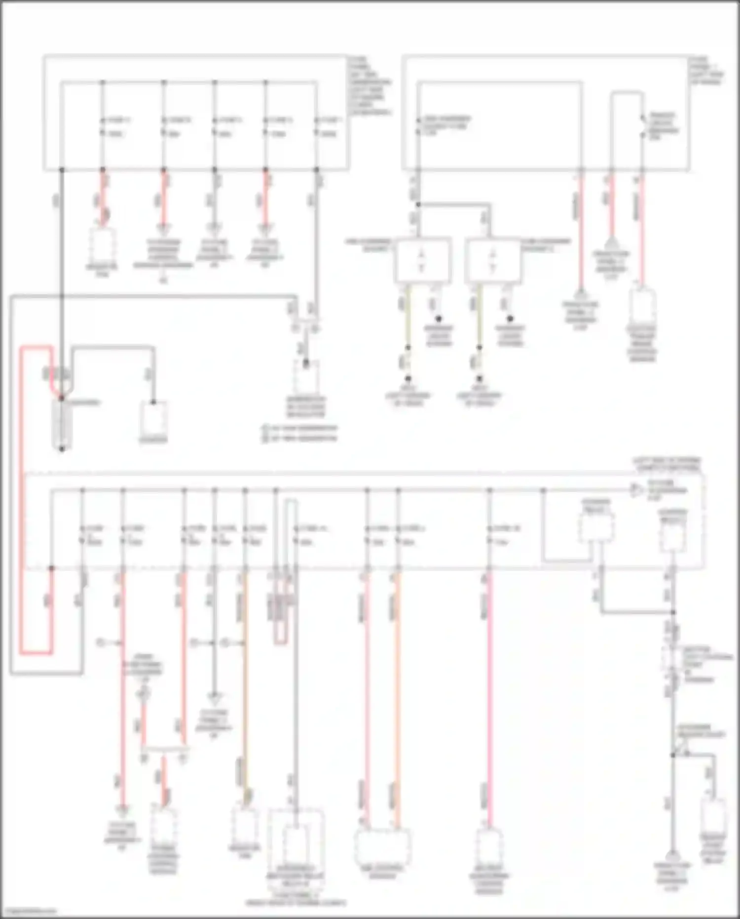 Teramont X Volkswagen I facelift (2021-2024): Power distribution circuit (1 of 5)