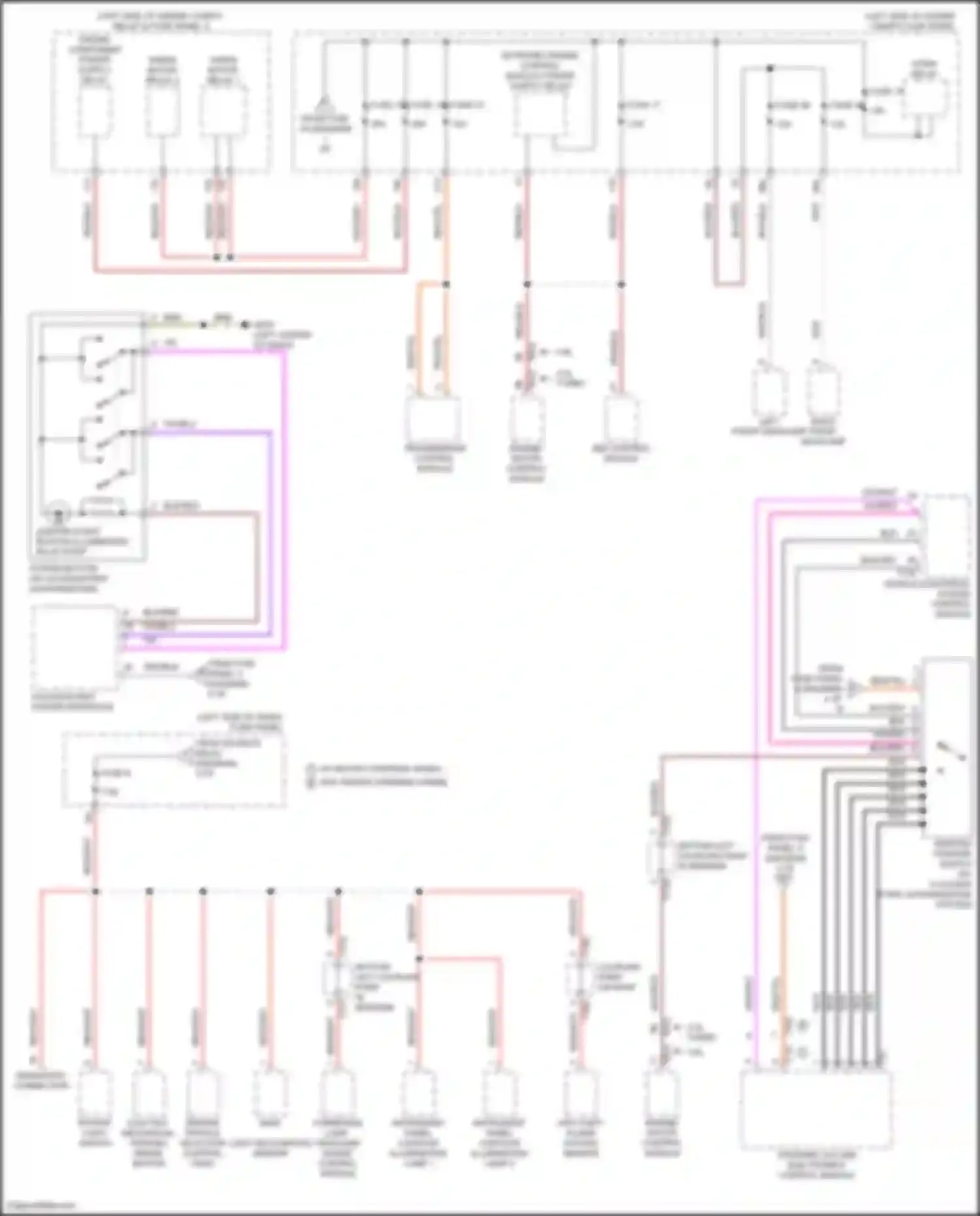 Teramont X Volkswagen I facelift (2021-2024): Power distribution circuit (2 of 5)