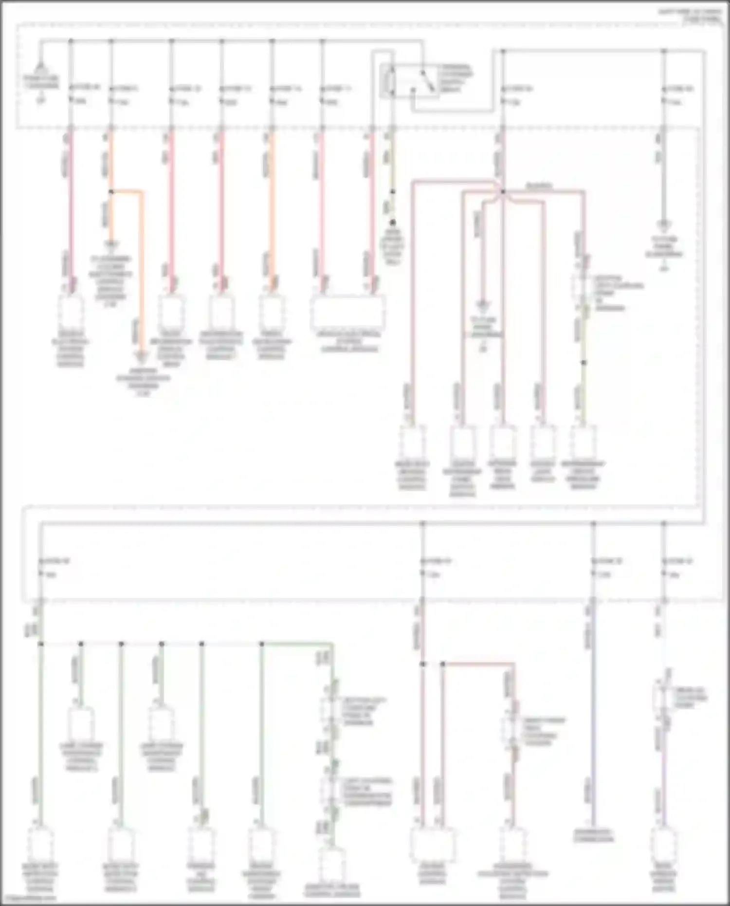 Teramont X Volkswagen I facelift (2021-2024): Power distribution circuit (4 of 5)