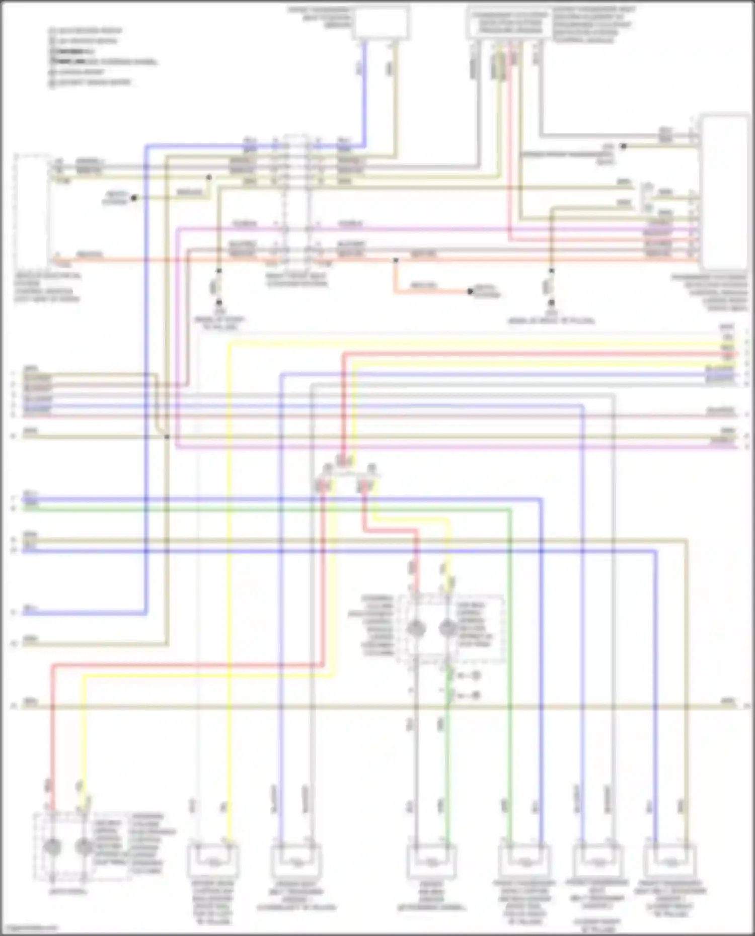 Teramont X Volkswagen I facelift (2021-2024): Supplemental restraints circuit (2 of 3)