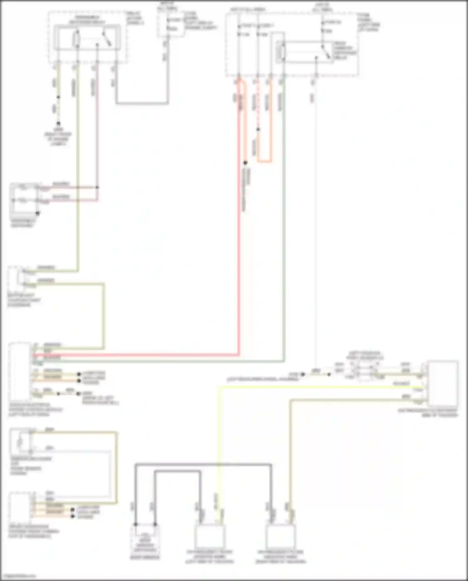 Teramont Volkswagen I facelift (2021-2024): Rear defogger circuit