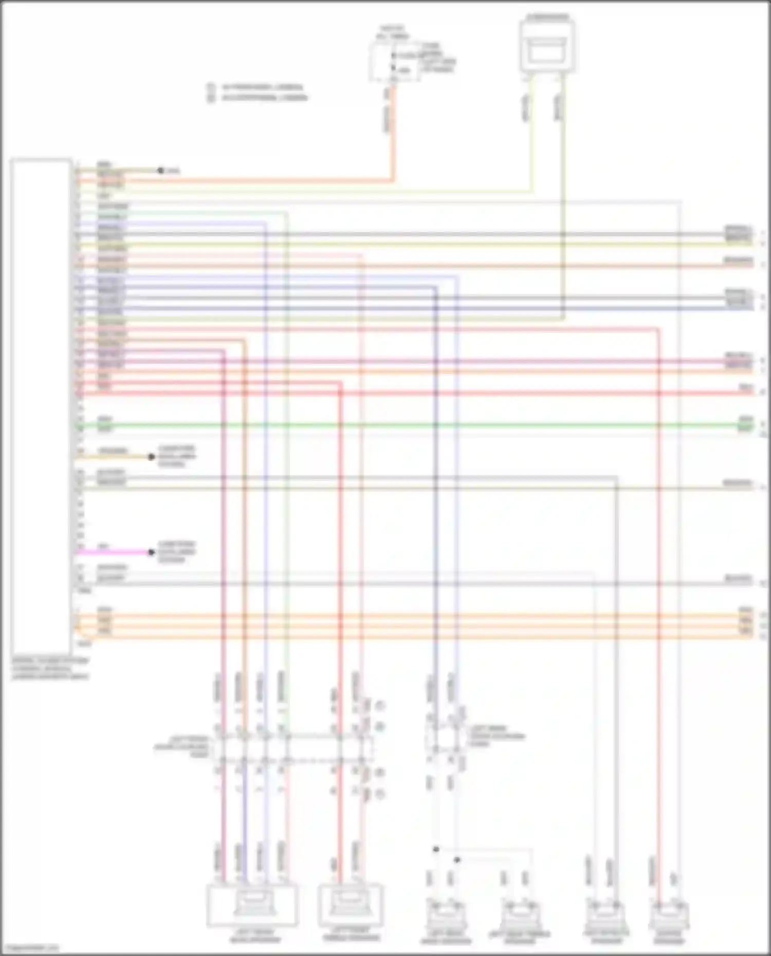 Wiring diagram computer data lines system for Volkswagen Teramont I facelift (2021-2024) (7 of 86)