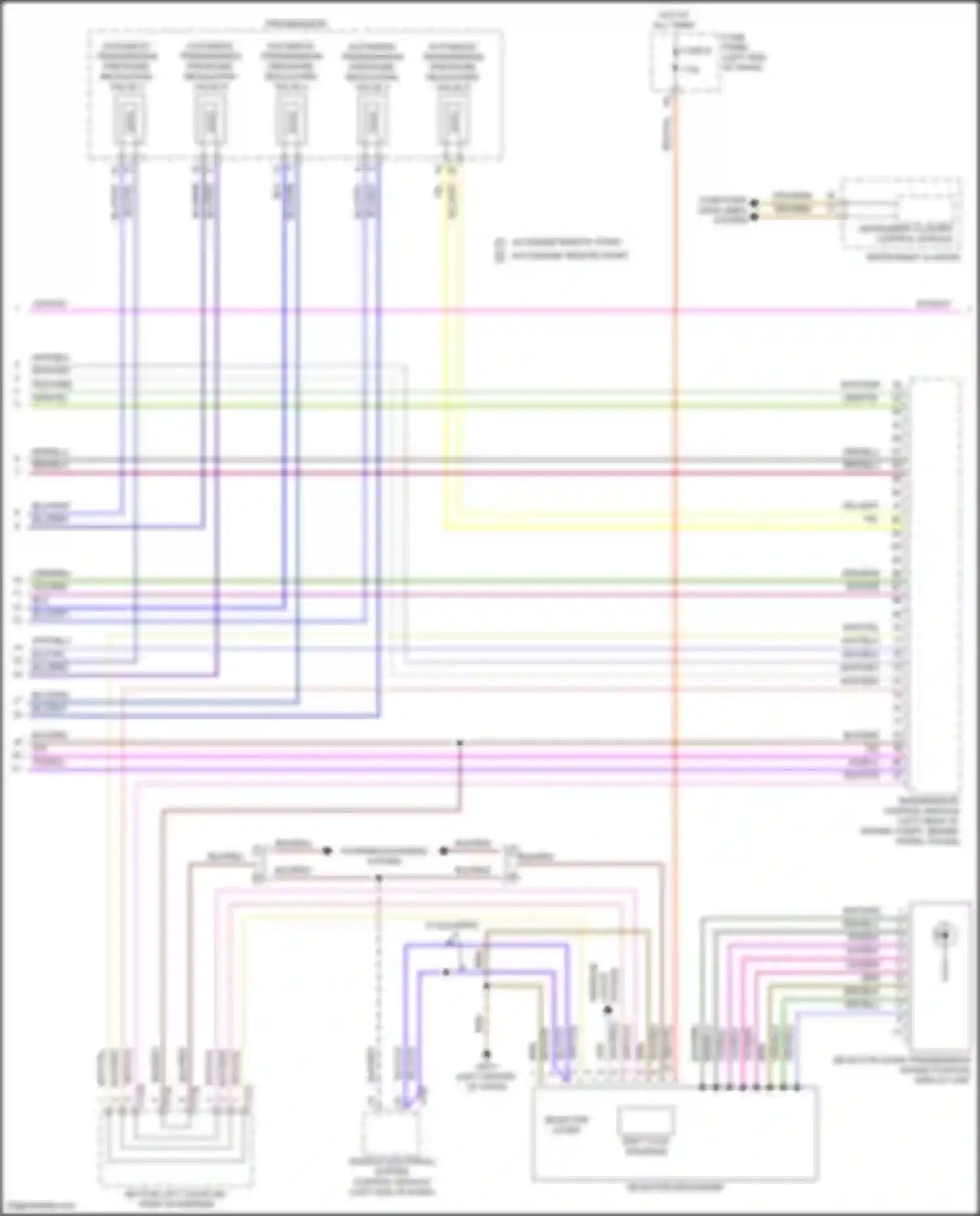 Wiring diagram computer data lines system for Volkswagen Teramont I facelift (2021-2024) (12 of 86)