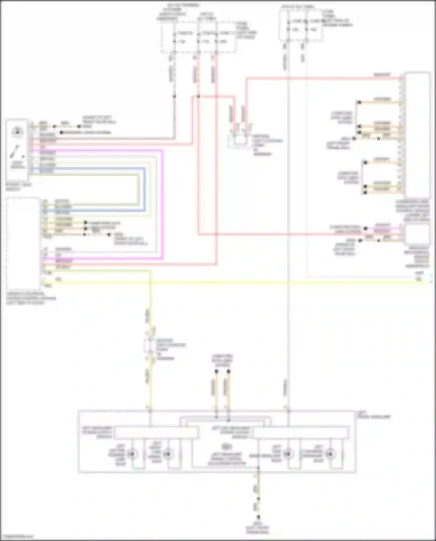 Wiring diagram computer data lines system for Volkswagen Teramont I facelift (2021-2024) (16 of 86)