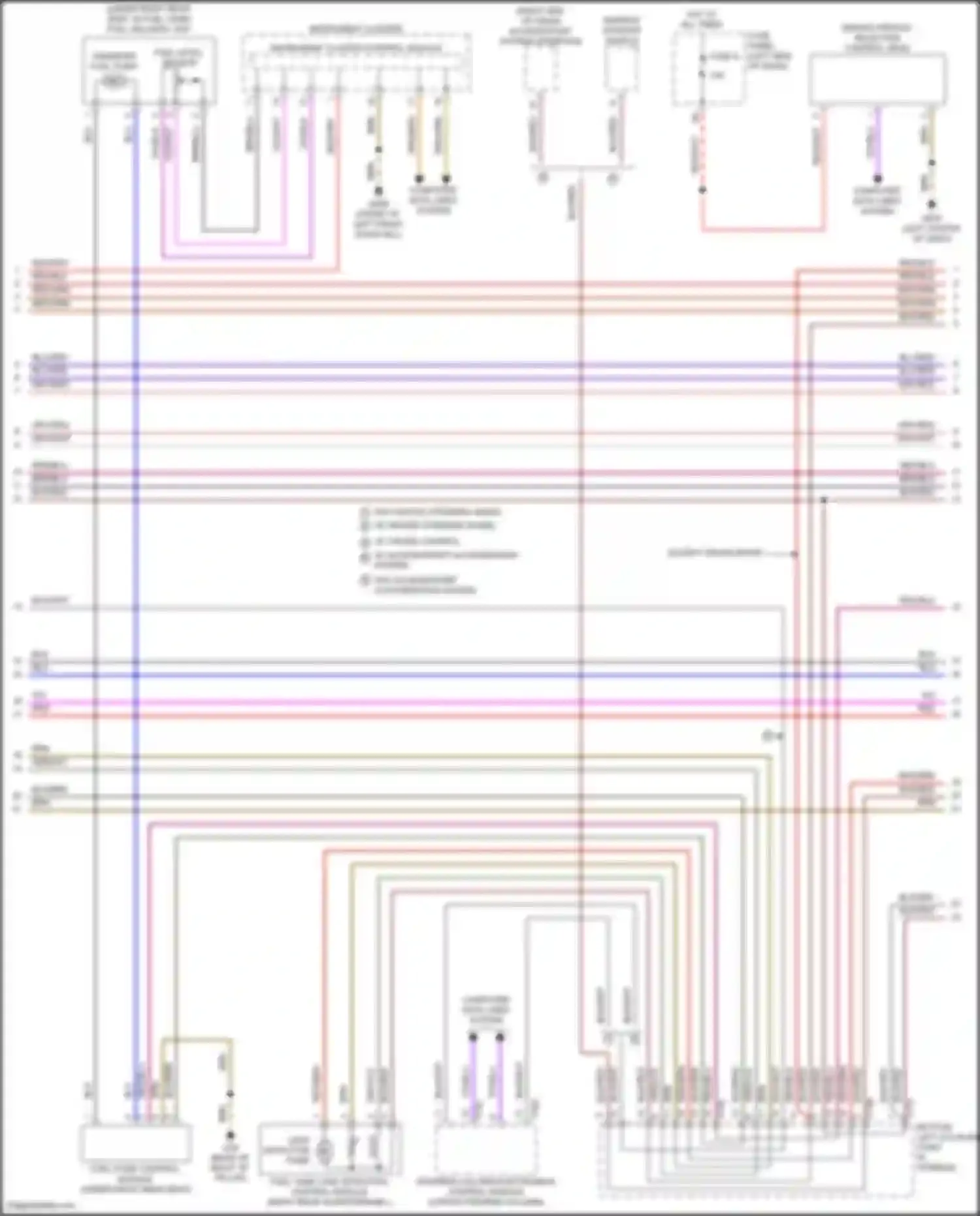Wiring diagram driving profile selection control head for Volkswagen Teramont I facelift (2021-2024) (5 of 5)