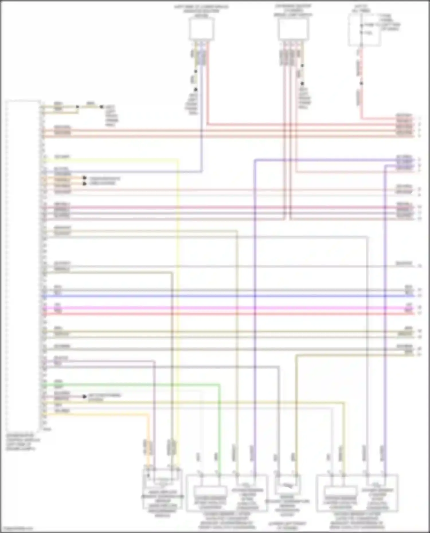 Wiring diagram engine coolant temperature sensor on radiator outlet for Volkswagen Teramont I facelift (2021-2024) (5 of 5)