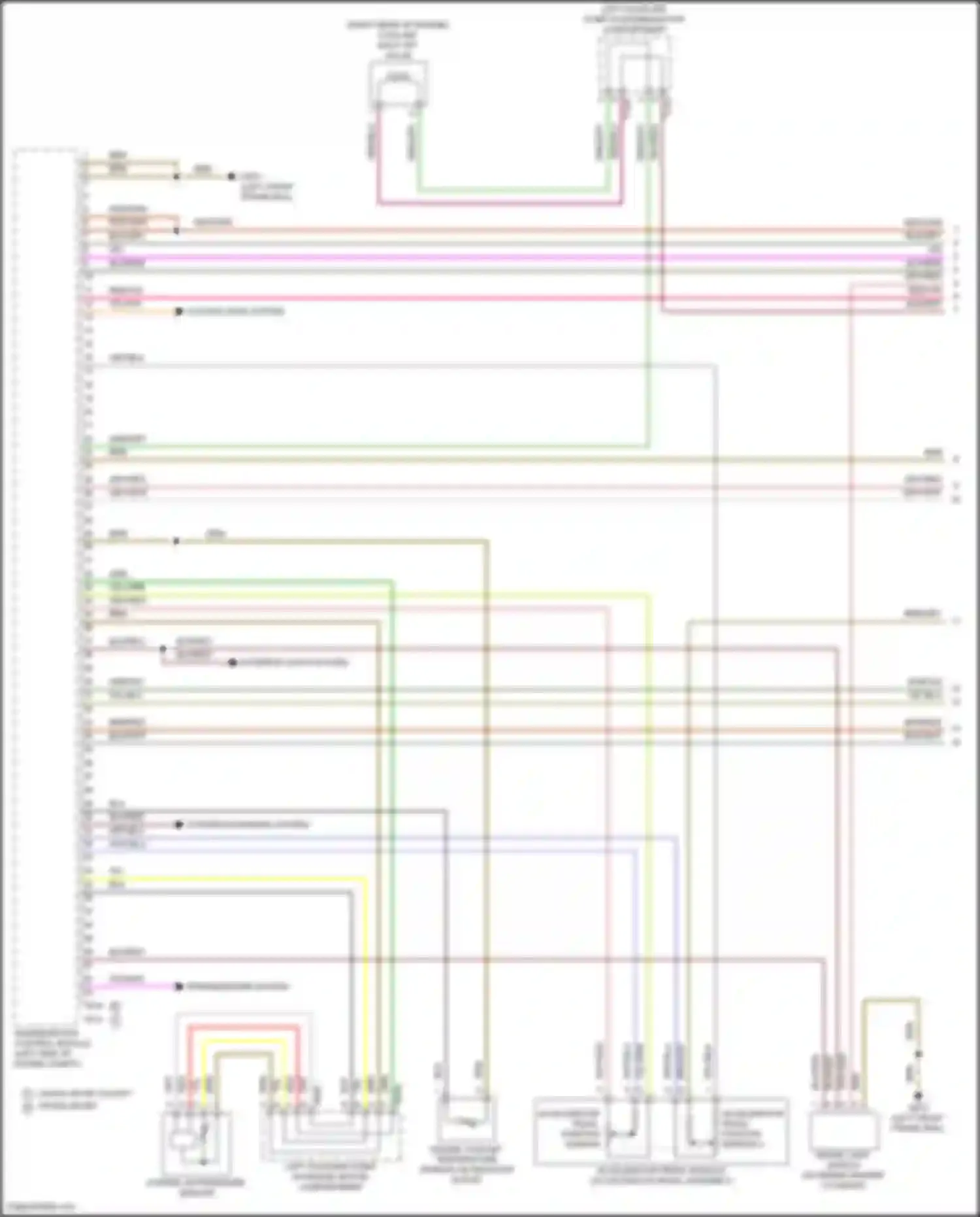 Wiring diagram engine/motor control module for Volkswagen Teramont I facelift (2021-2024) (14 of 16)