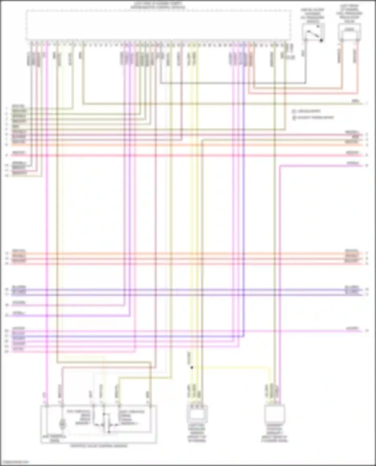 Wiring diagram epc throttle drive angle sensor 2 for Volkswagen Teramont I facelift (2021-2024) (3 of 3)