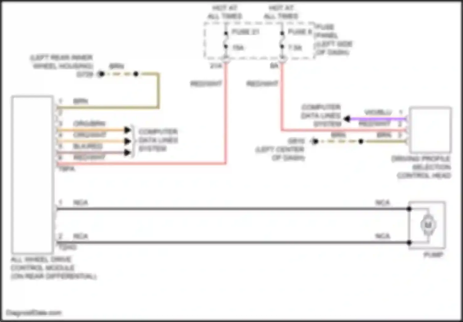 Wiring diagram fuse panel c for Volkswagen Teramont I facelift (2021-2024) (14 of 75)