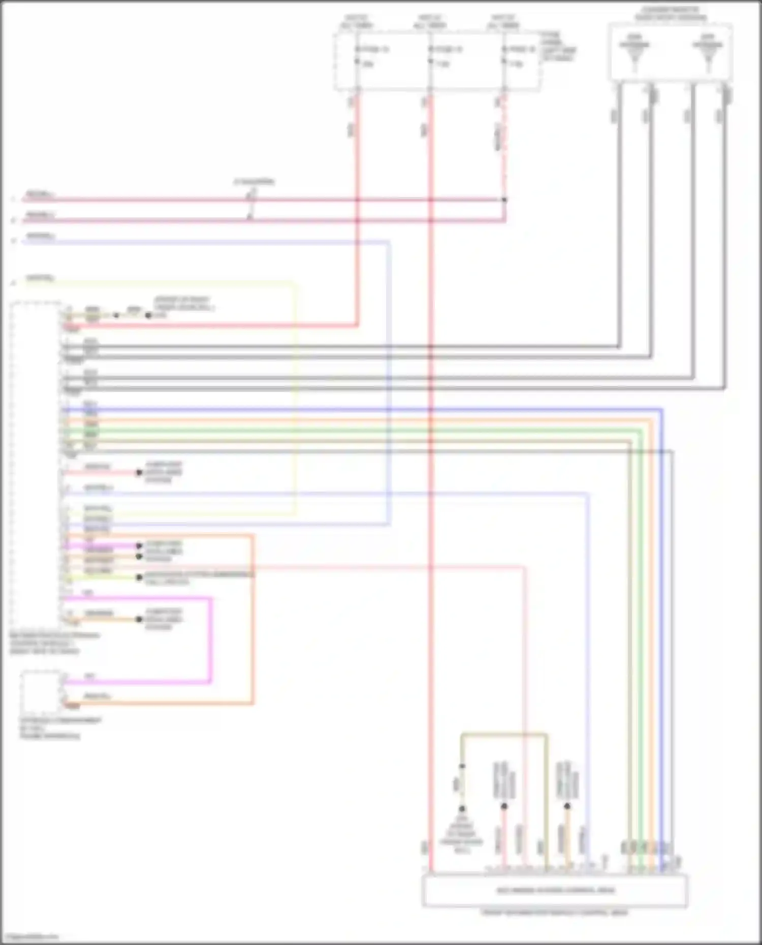 Wiring diagram fuse panel c for Volkswagen Teramont I facelift (2021-2024) (8 of 75)