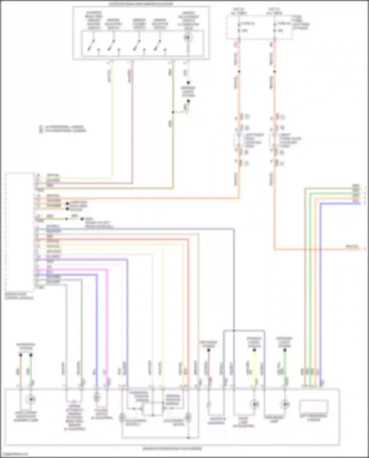Wiring diagram right front door coupling point for Volkswagen Teramont I facelift (2021-2024) (3 of 22)