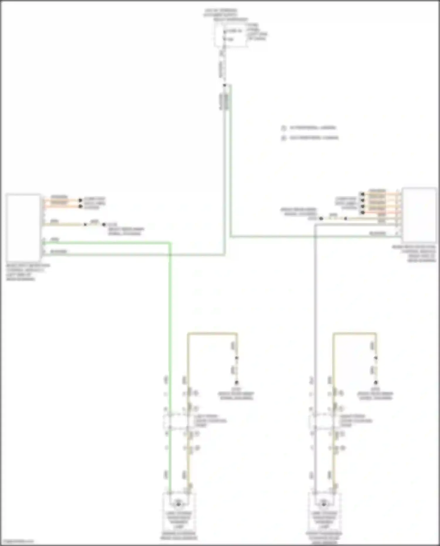 Wiring diagram right front door coupling point for Volkswagen Teramont I facelift (2021-2024) (11 of 22)